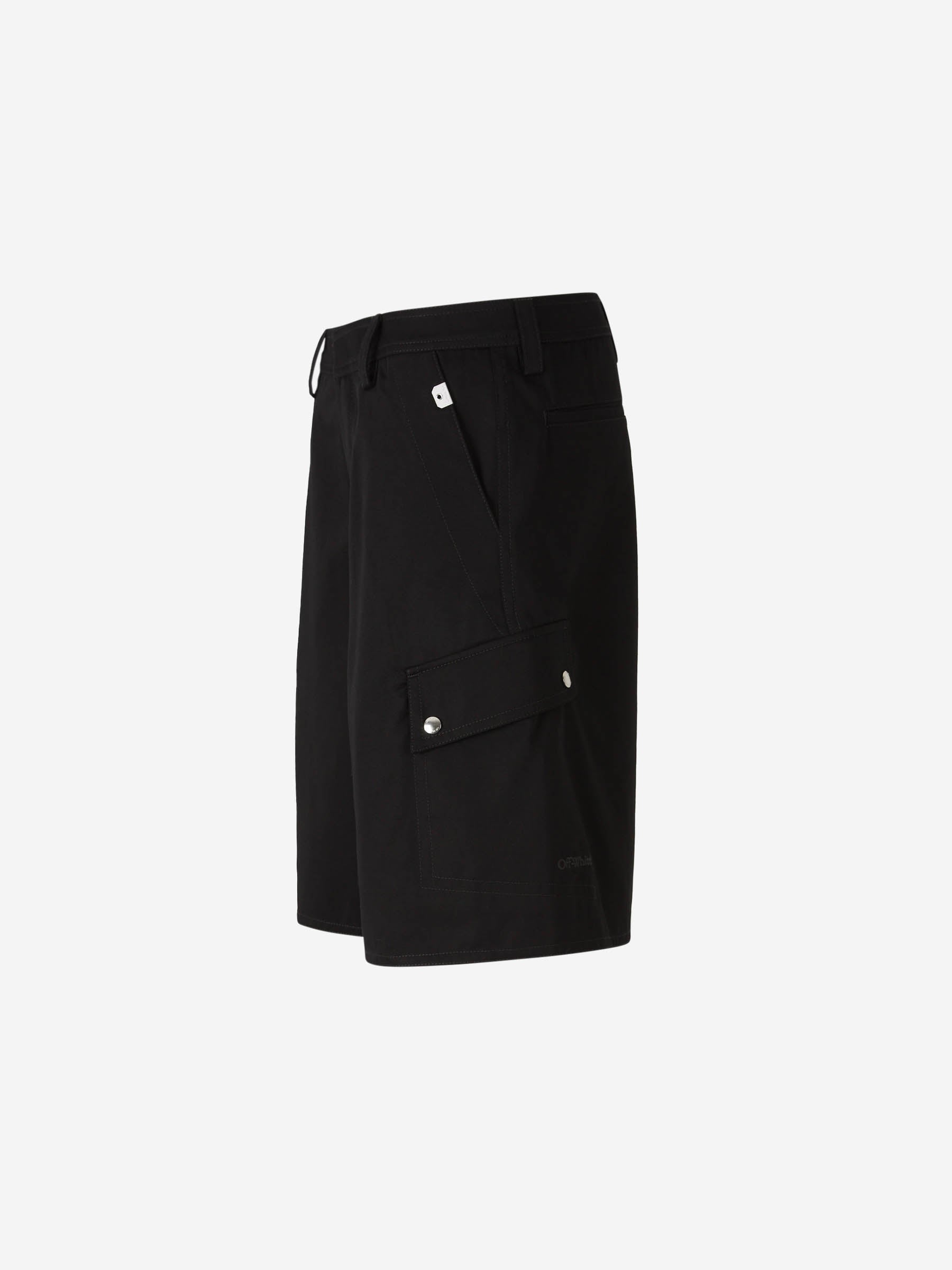 Оригінальна Bermuda Cargo Cotton Off-white – вид ззаду