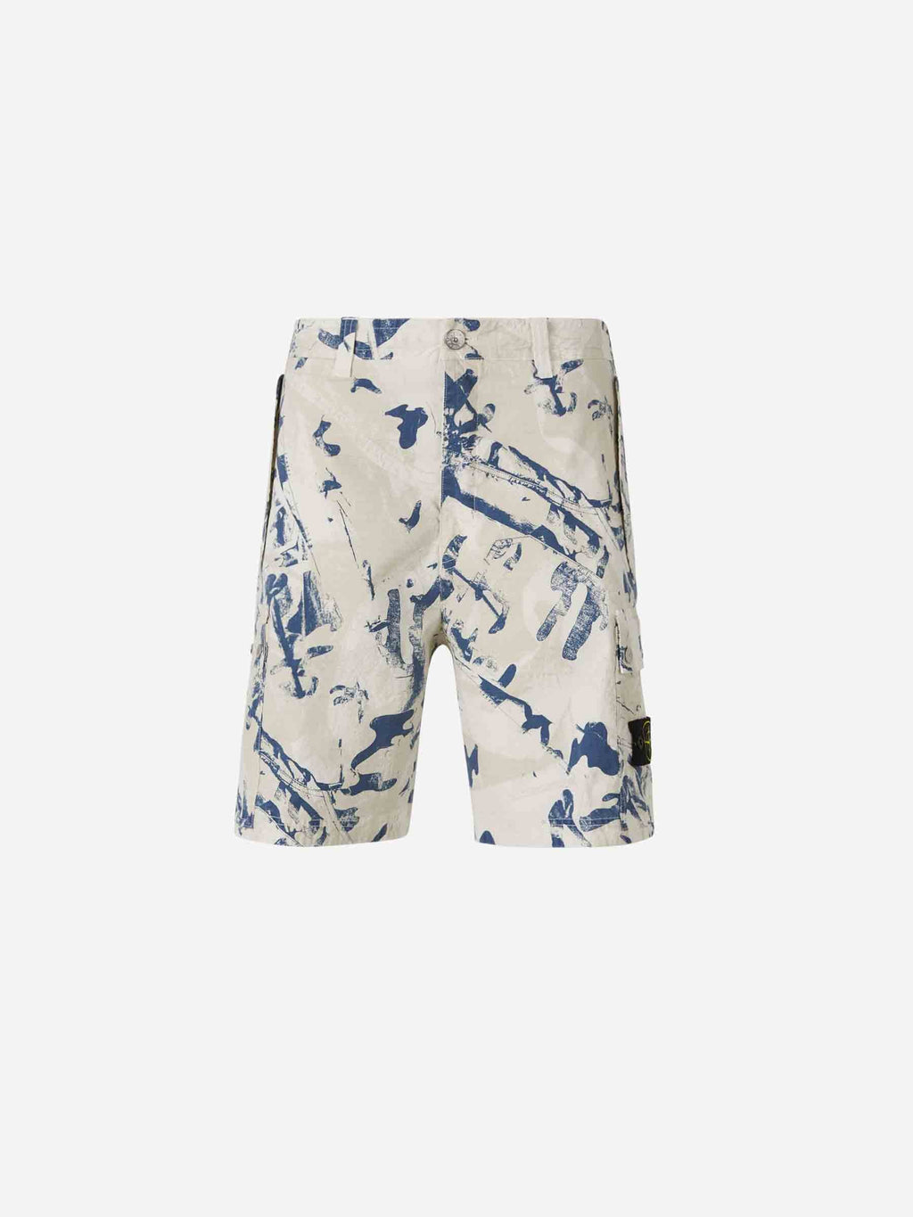 Cotton Cargo Bermuda Shorts Stone island – Гарантія оригінальності – боковий вид
