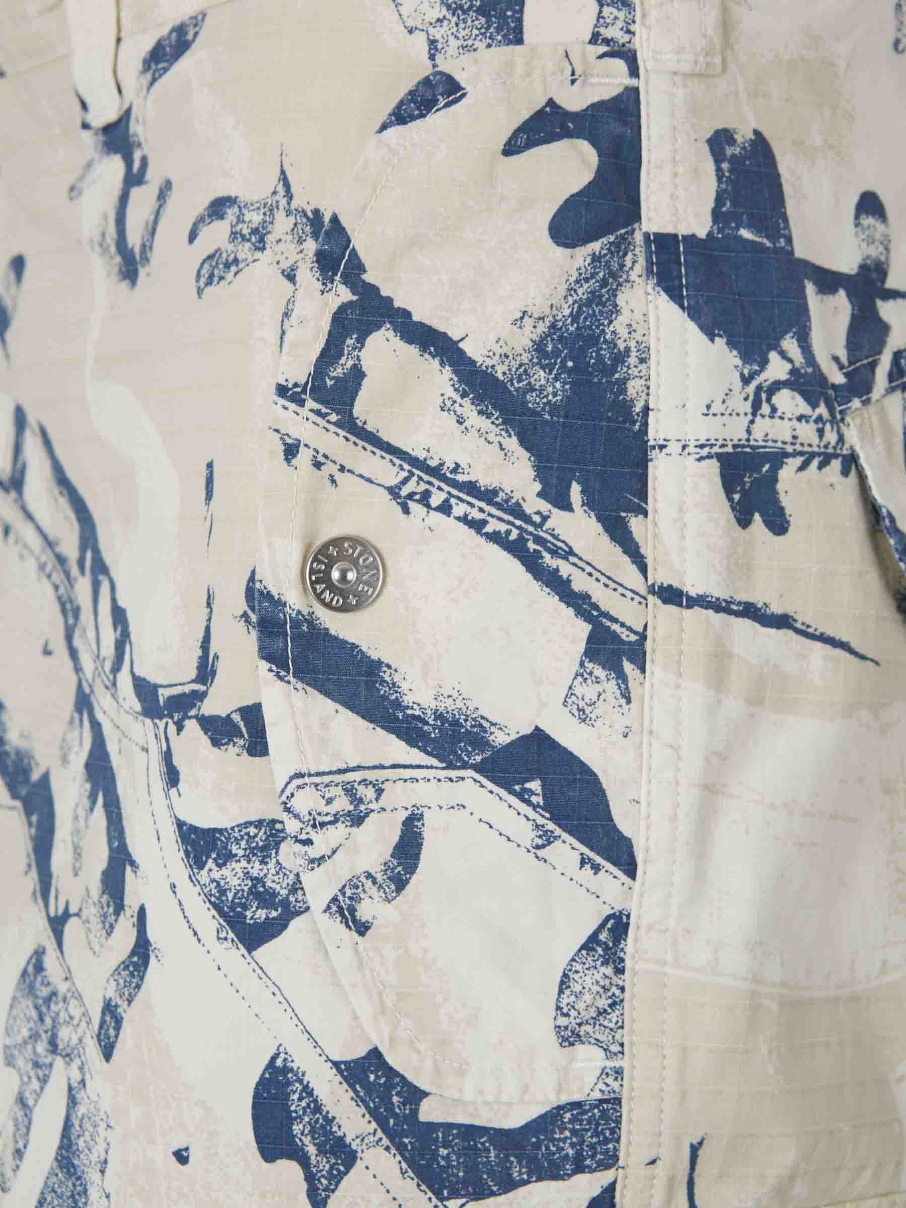 Cotton Cargo Bermuda Shorts Stone island – Гарантія оригінальності – збільшений вид