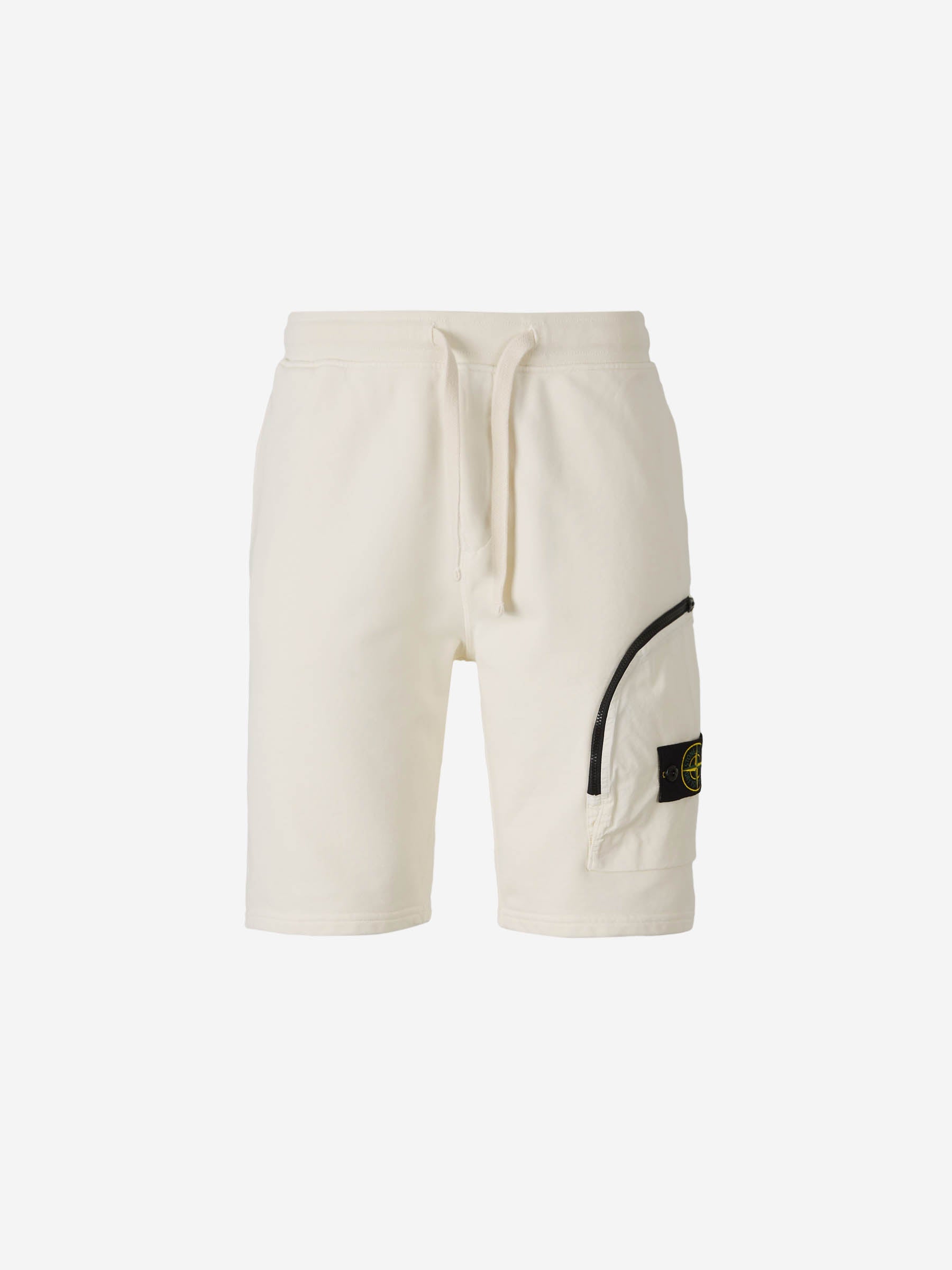 Bermuda Logo Cotton Stone island – Гарантія оригінальності – боковий вид
