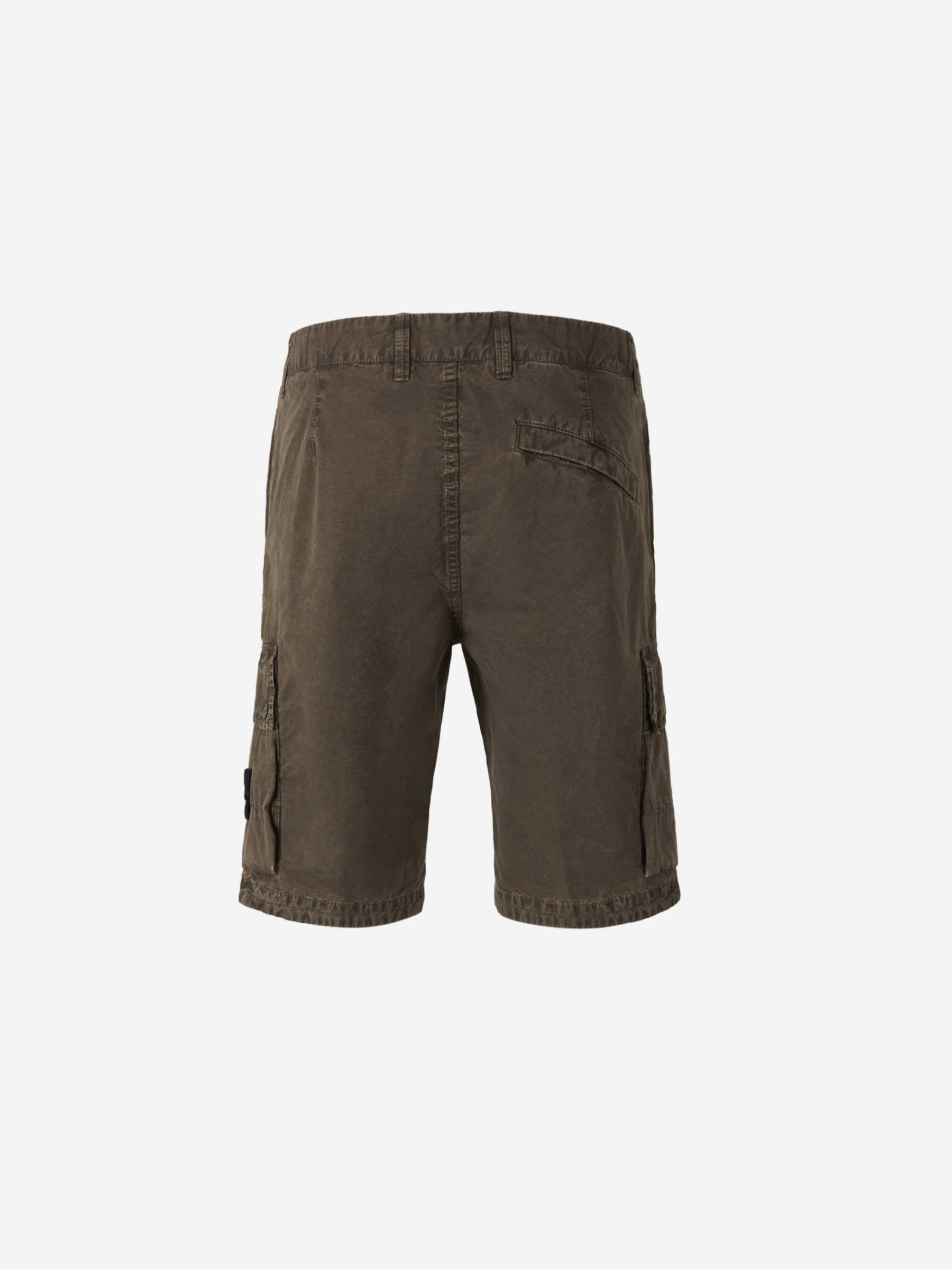 Cotton Cargo Bermuda Shorts Stone island – Гарантія оригінальності – детальний вид