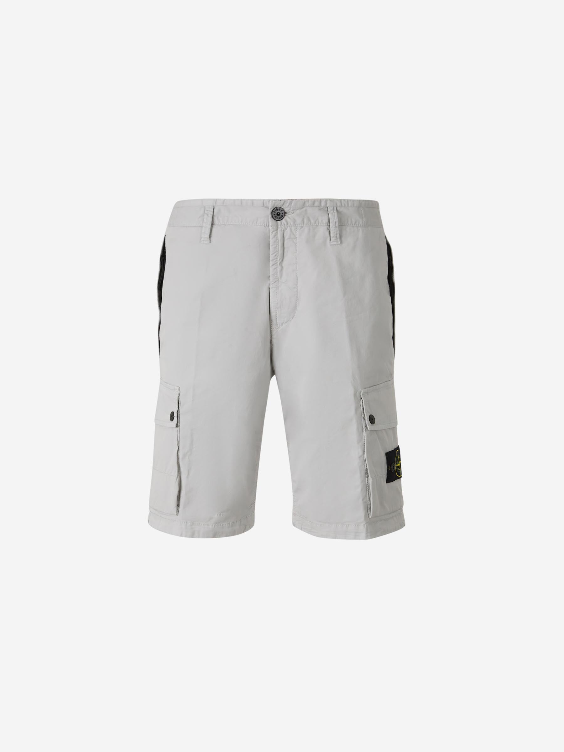 Bermuda Cargo Twill Stone island оригінал – Купити в Україні – боковий вид
