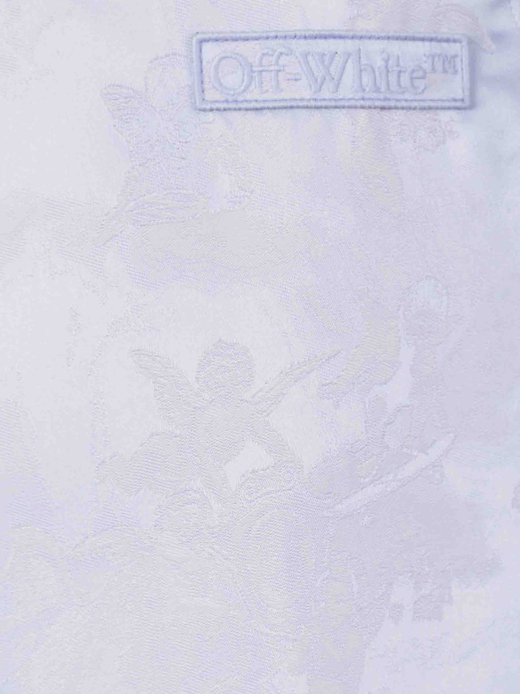 Оригінальна Bermuda Shorts With Jacquard Bowling Off-white – детальний вид