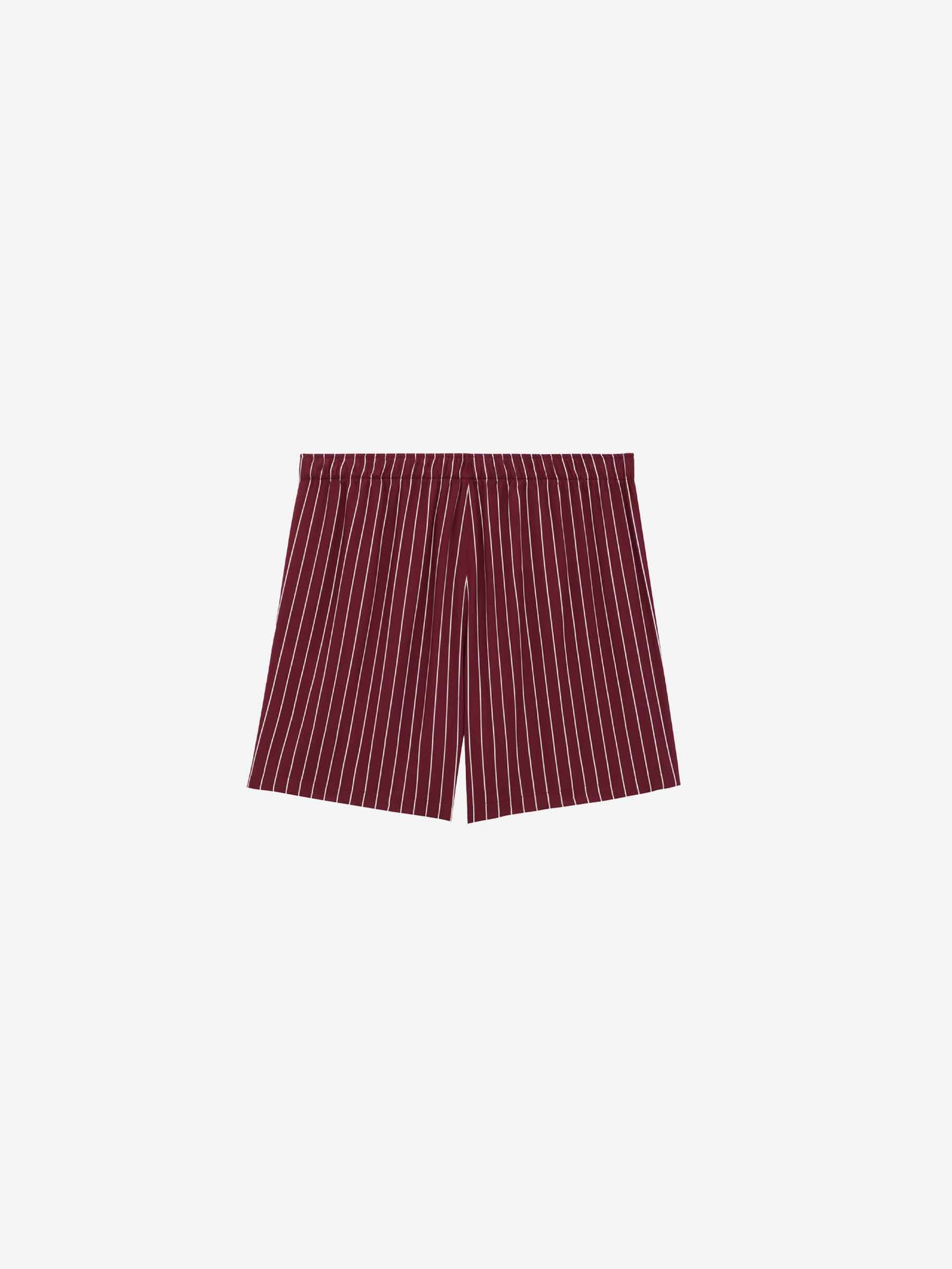 Bermuda Striped Embroidery Saint laurent – Гарантія оригінальності – вид ззаду