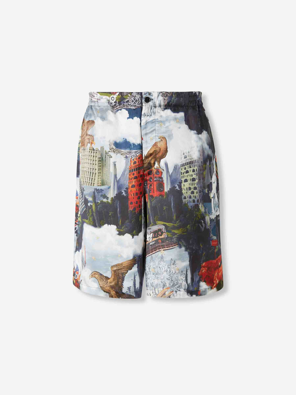 Printed Shorts Off-white оригінал – Купити в Україні – боковий вид