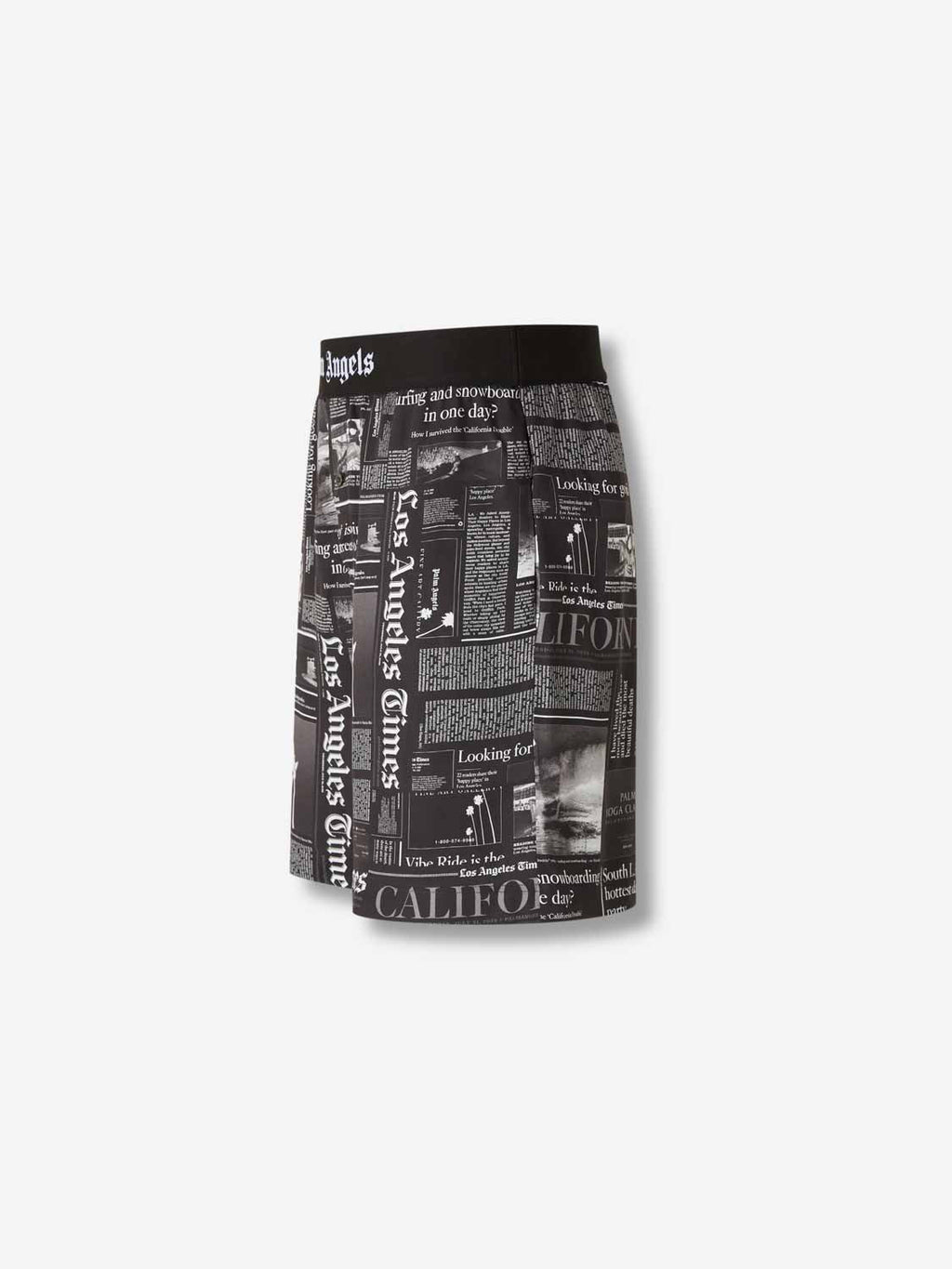 Bermudas Estampado Periódico Palm angels оригінал – Купити в Україні – вид ззаду