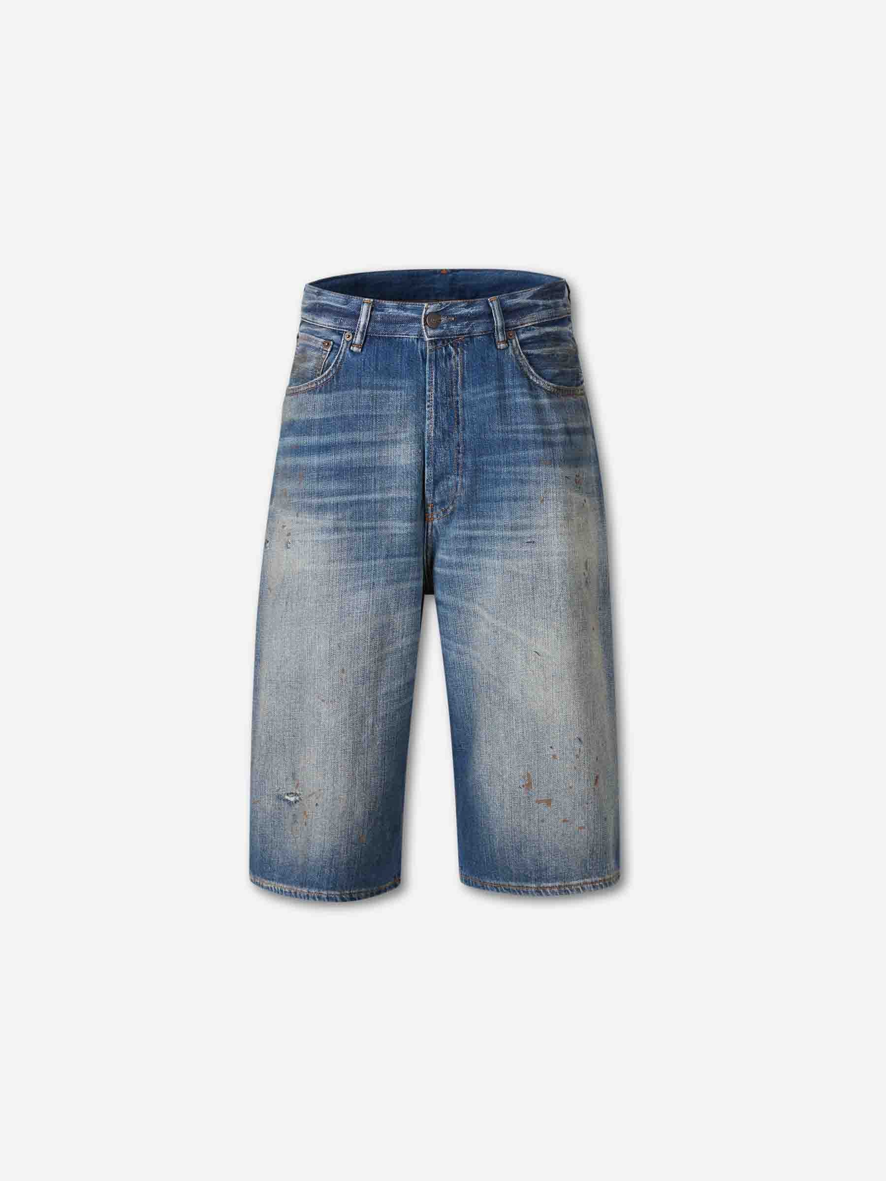 Оригінальна Denim Bermuda Shorts Acne studios – боковий вид