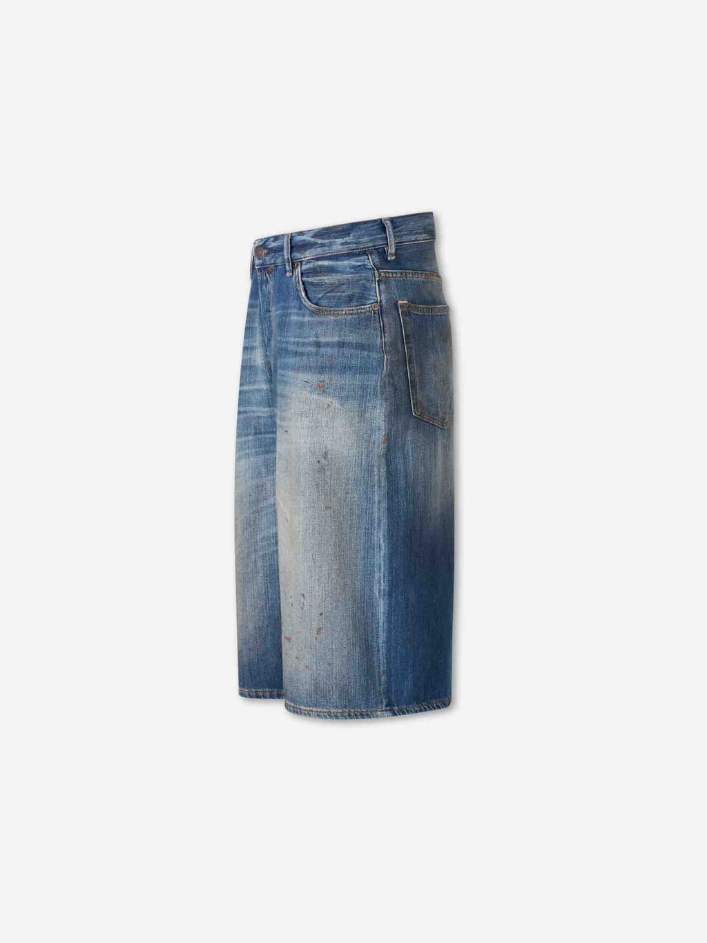 Оригінальна Denim Bermuda Shorts Acne studios – вид ззаду