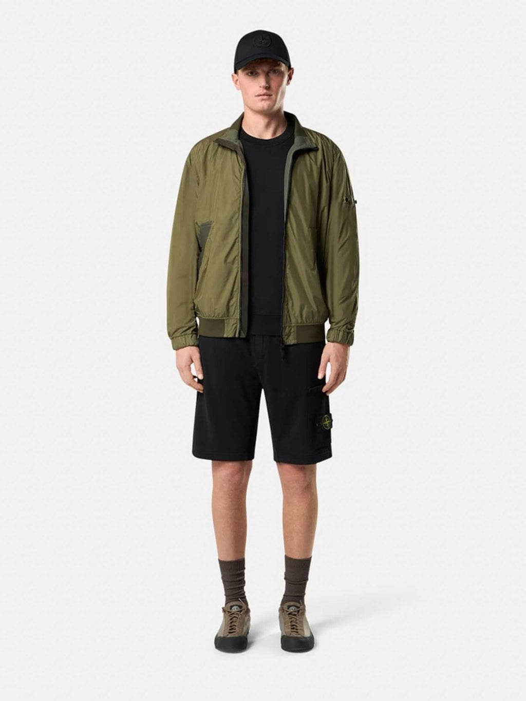 Cotton Bermuda Shorts Stone island оригінал – Купити в Україні – вид ззаду