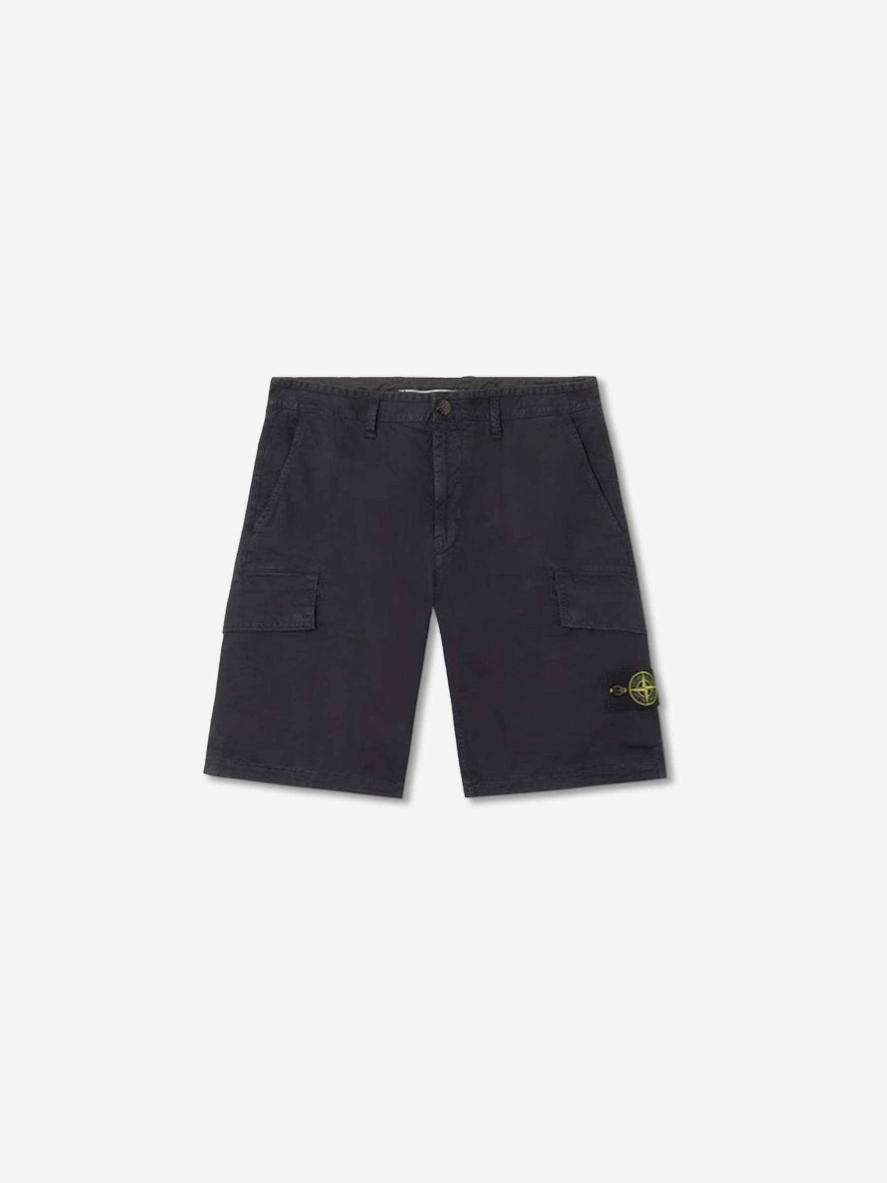 Оригінальна Cotton Cargo Shorts Stone island – боковий вид