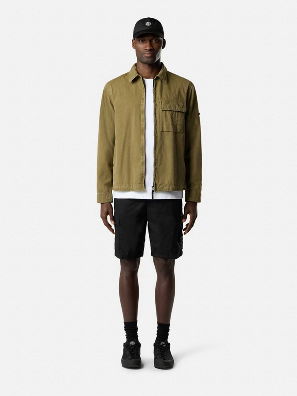 Оригінальна Cotton Cargo Shorts Stone island – вид ззаду
