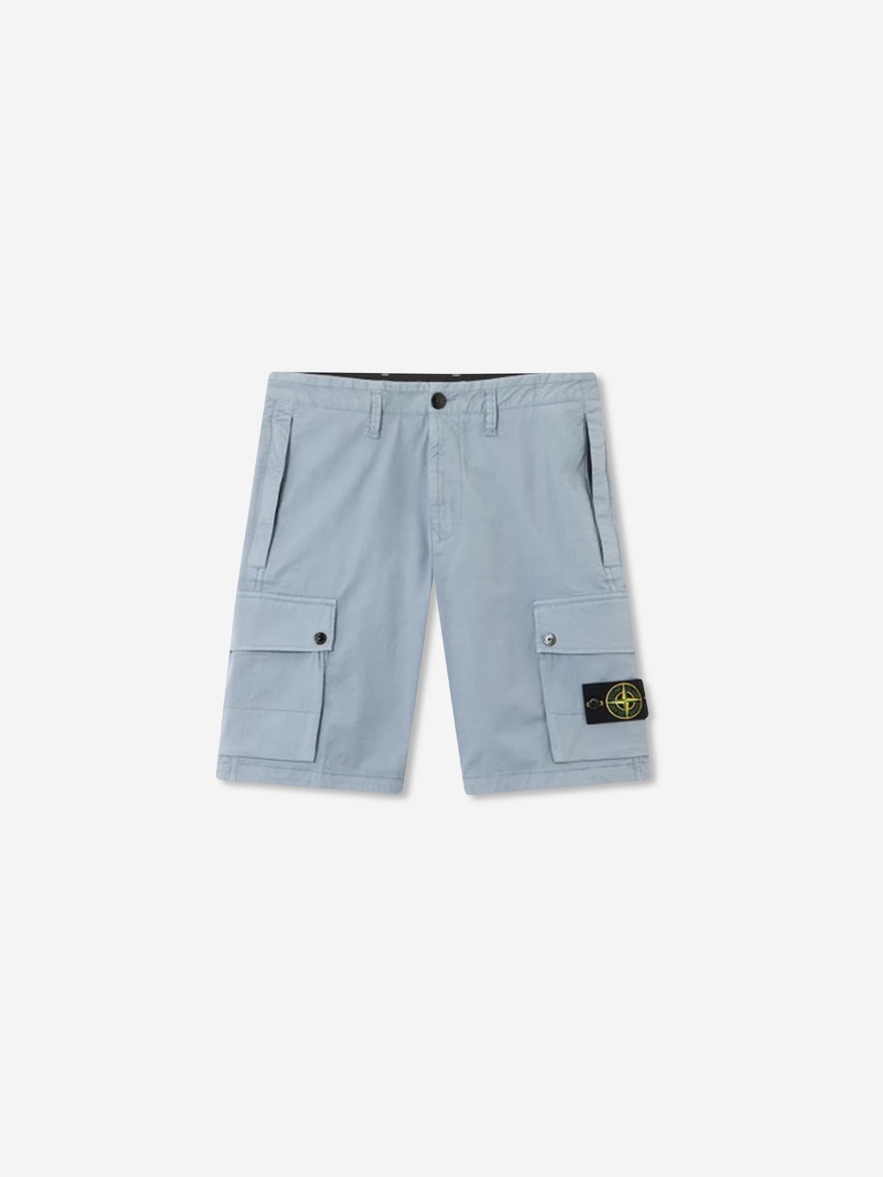 Оригінальна Cotton Cargo Shorts Stone island – боковий вид