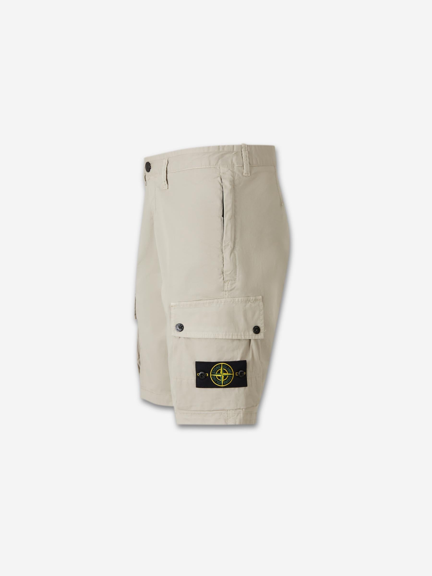 Оригінальна Cotton Cargo Shorts Stone island – вид ззаду