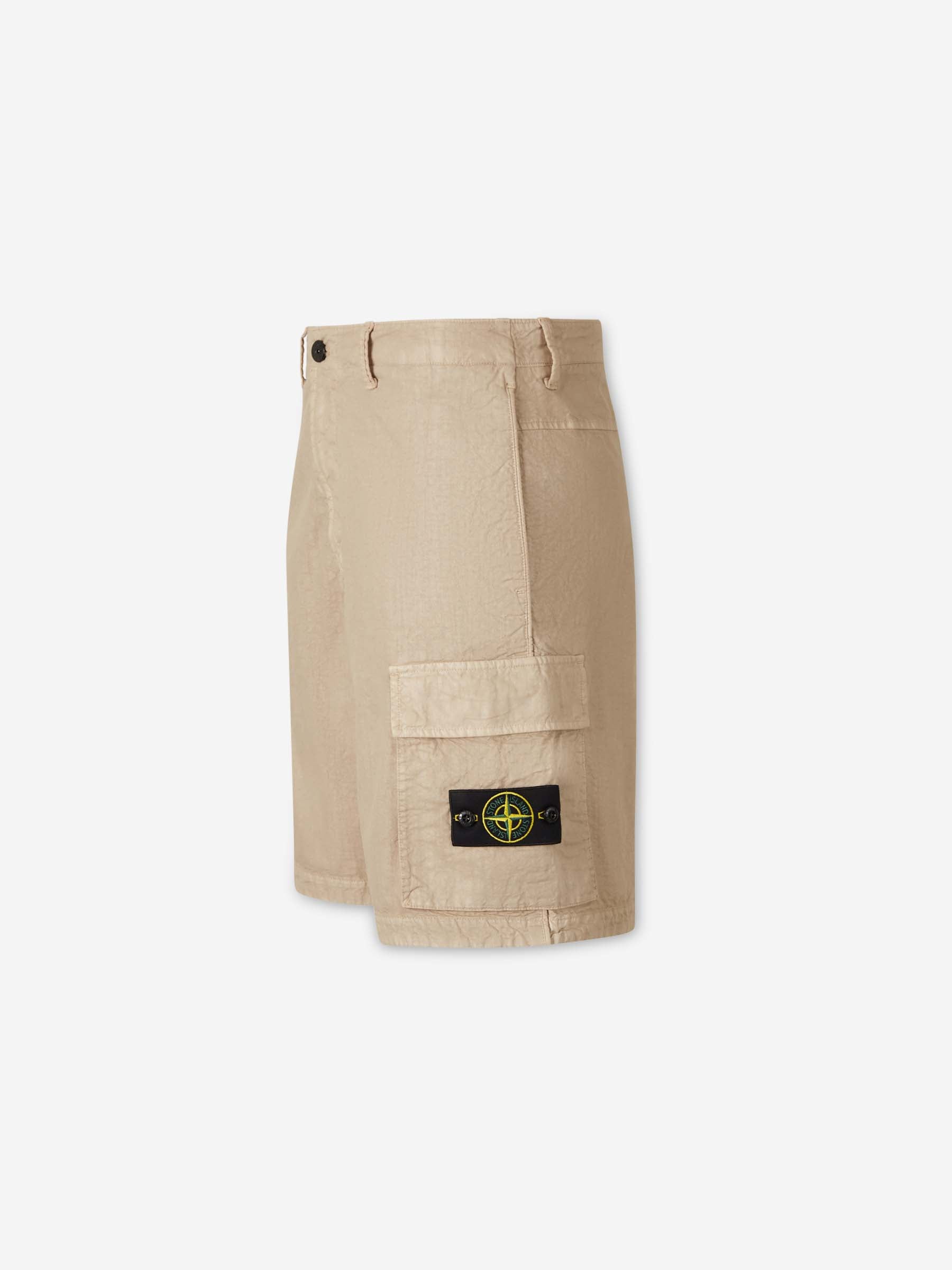 Оригінальна Cotton Cargo Shorts Stone island – вид ззаду