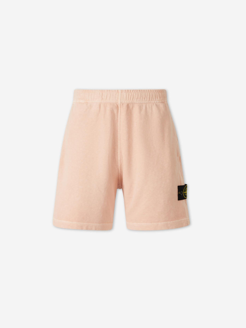 Cotton Fleece Bermuda Shorts Stone island оригінал – Купити в Україні – боковий вид