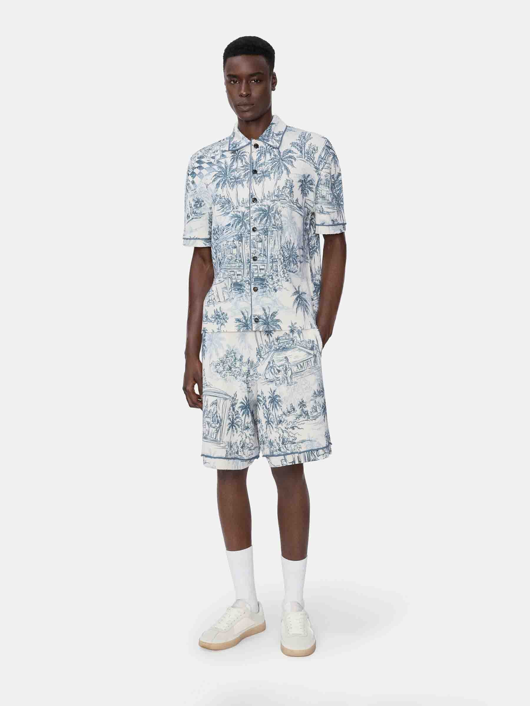 Bermuda Shorts With Palm Tree Motif Amiri – Гарантія оригінальності – вид ззаду