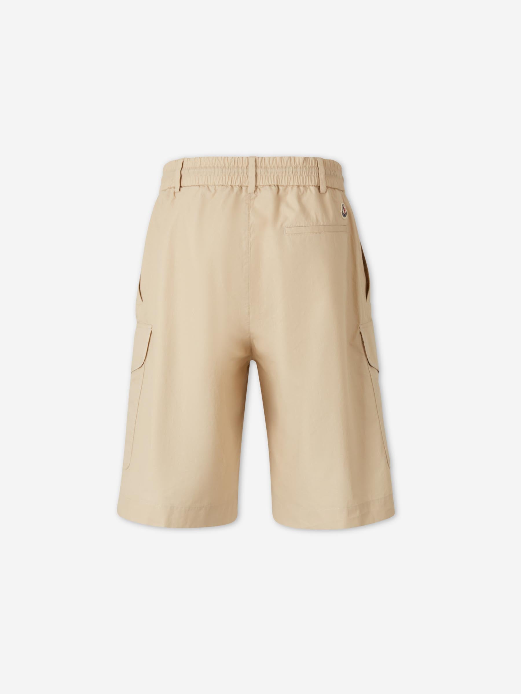 Bermuda Shorts Cargo Moncler – Гарантія оригінальності – детальний вид