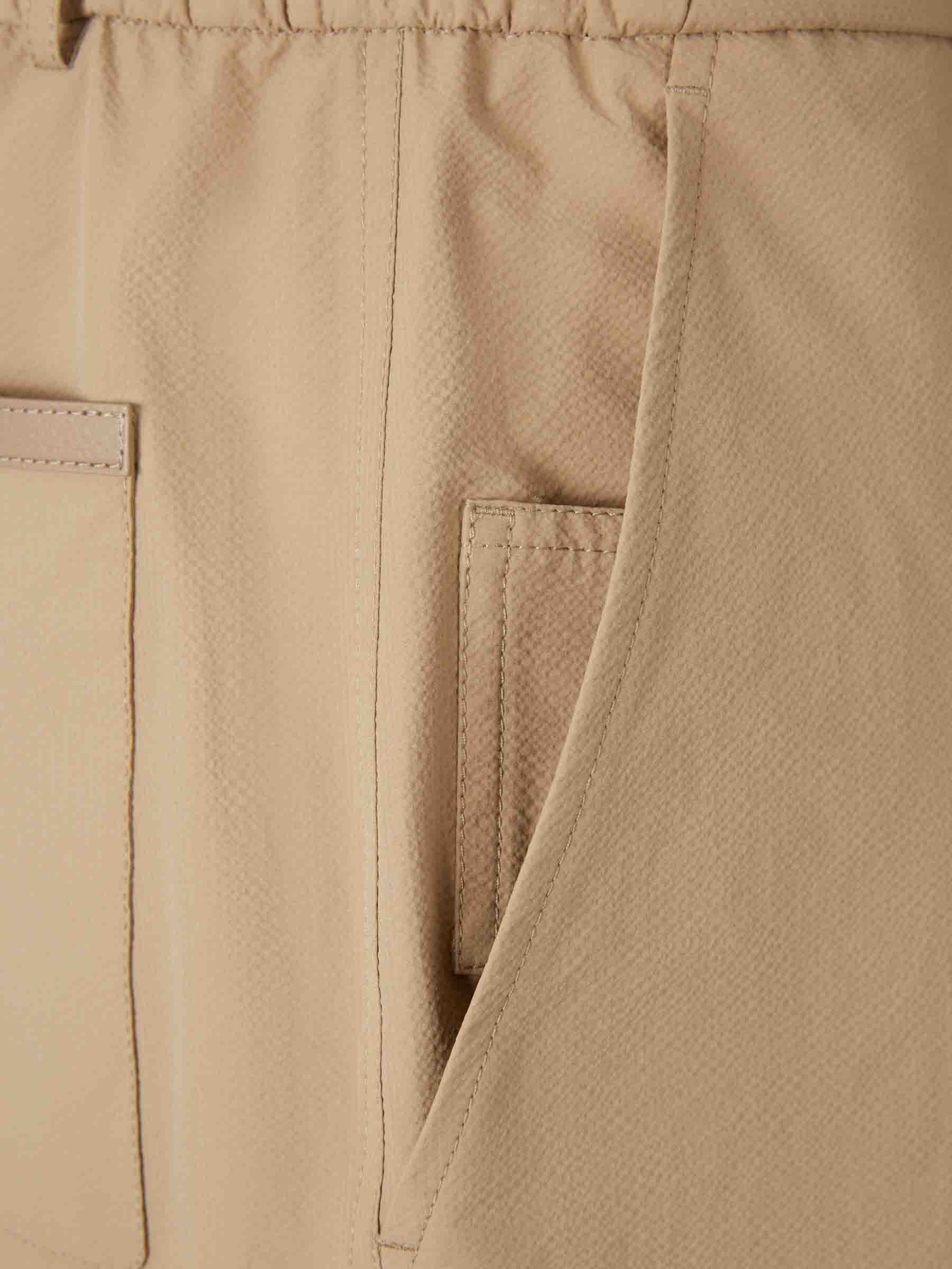 Seersucker Bermuda Shorts Moncler – Гарантія оригінальності – детальний вид - MONCLER