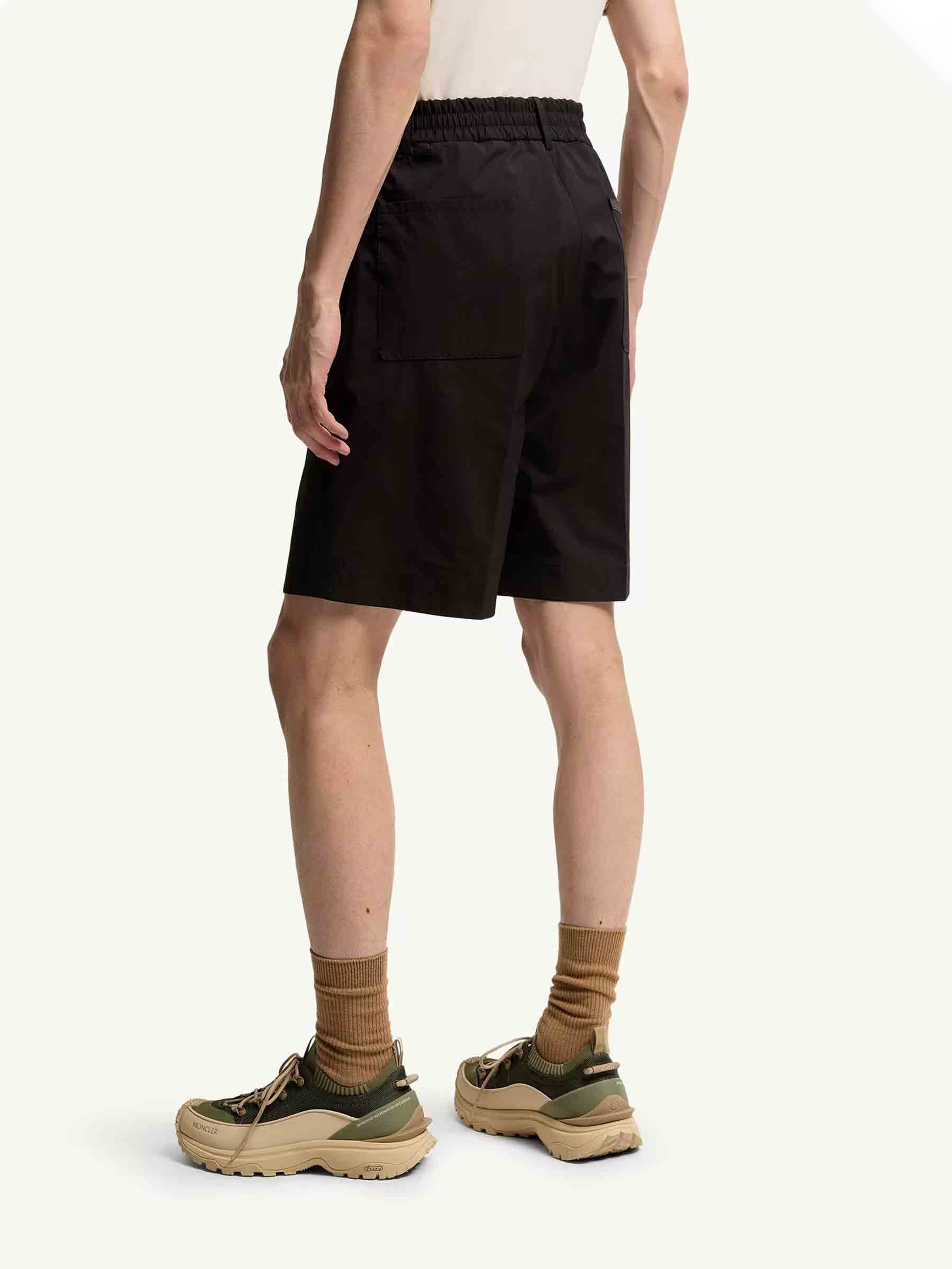 Seersucker Bermuda Shorts Moncler – Гарантія оригінальності – збільшений вид