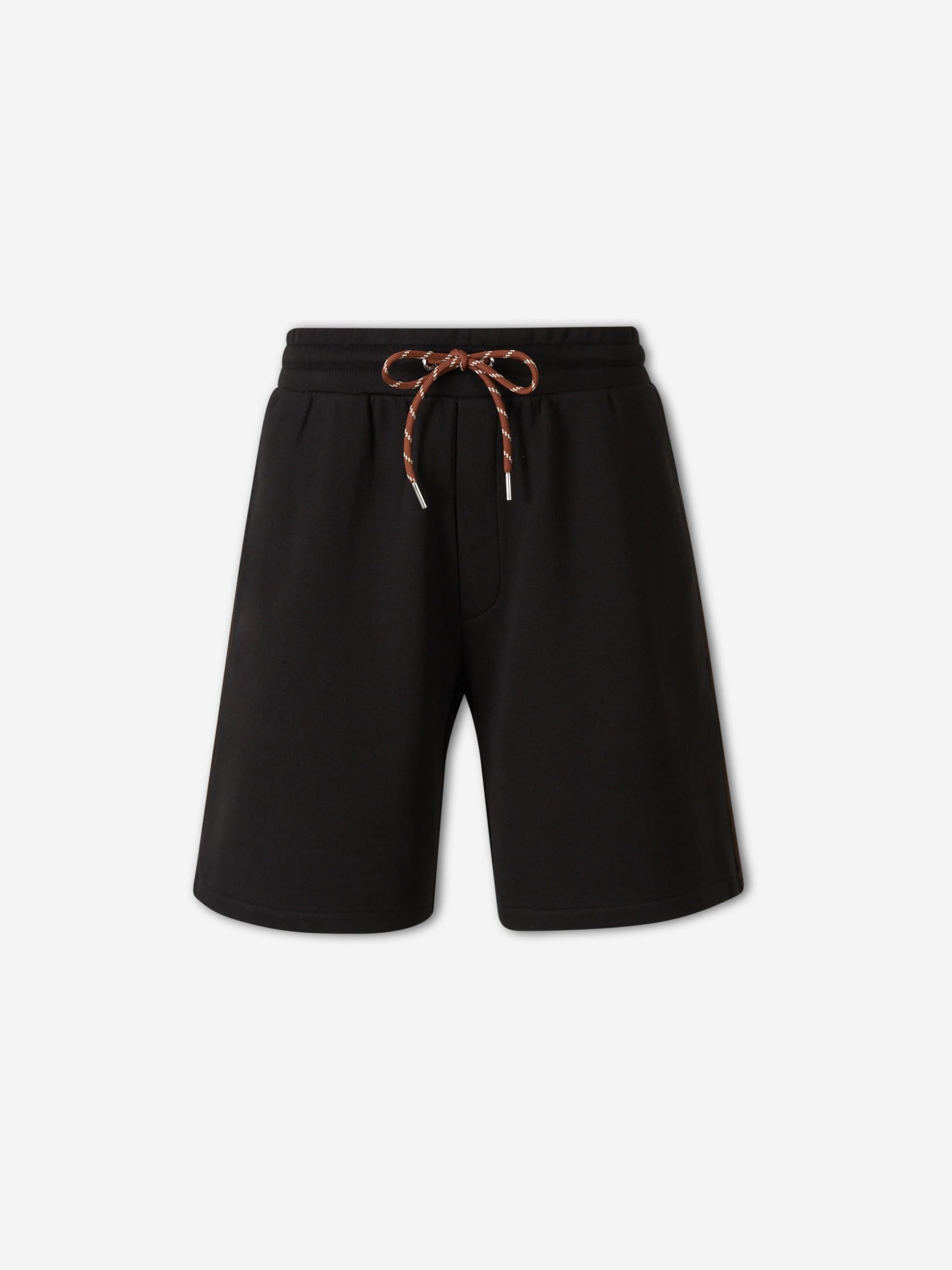 Оригінальна Cotton Bermuda Shorts With Logo Moncler – боковий вид - MONCLER