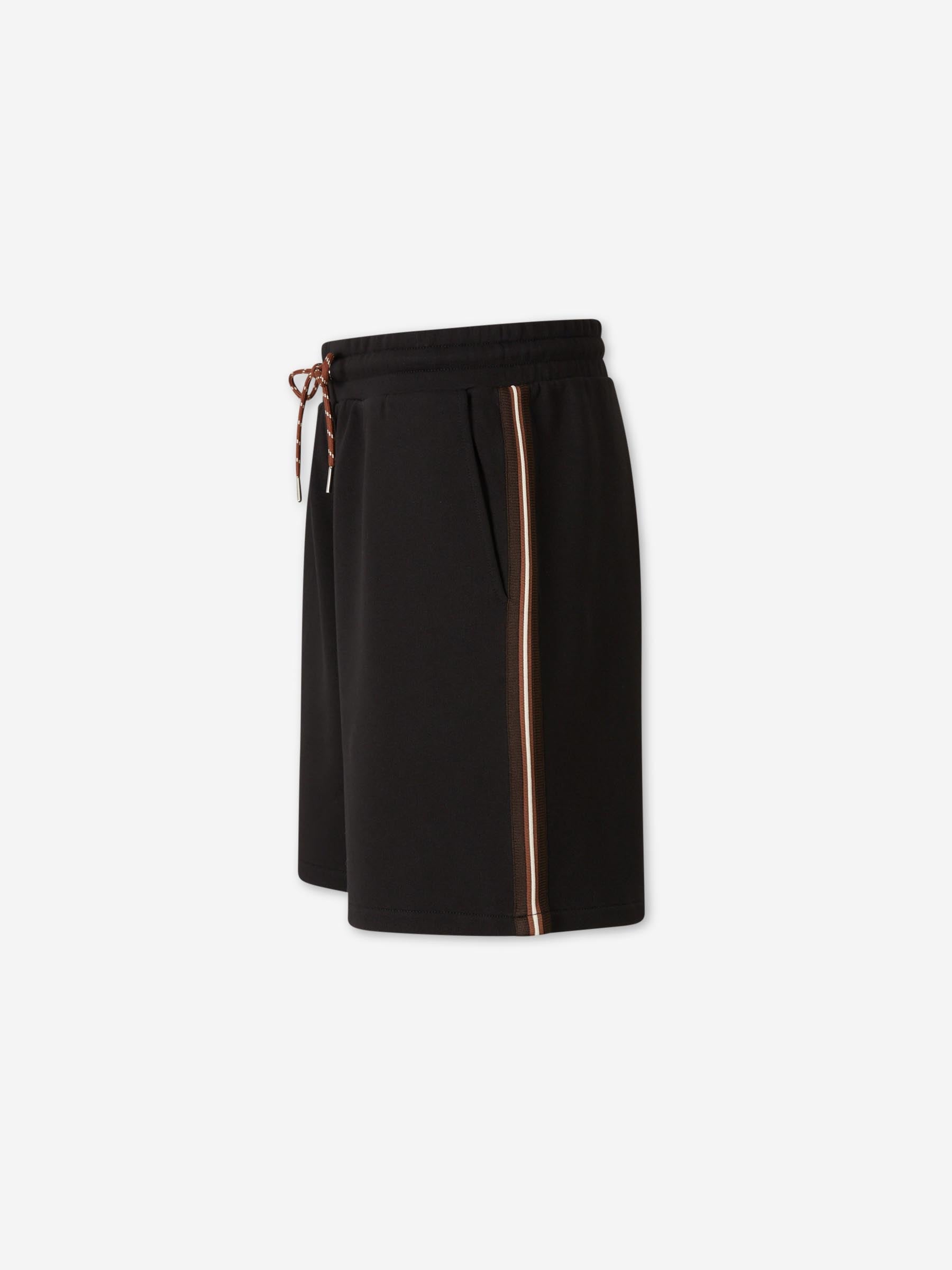 Оригінальна Cotton Bermuda Shorts With Logo Moncler – вид ззаду - MONCLER