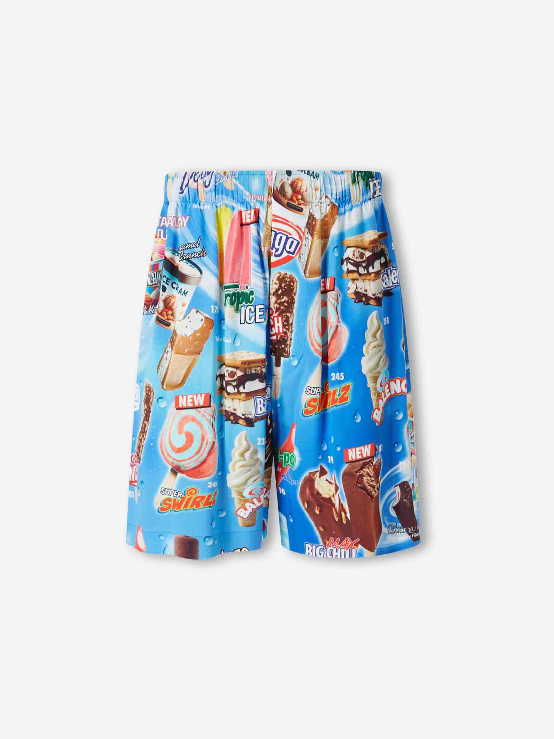 Sweat Treat Bermuda Shorts Balenciaga оригінал – Купити в Україні – боковий вид