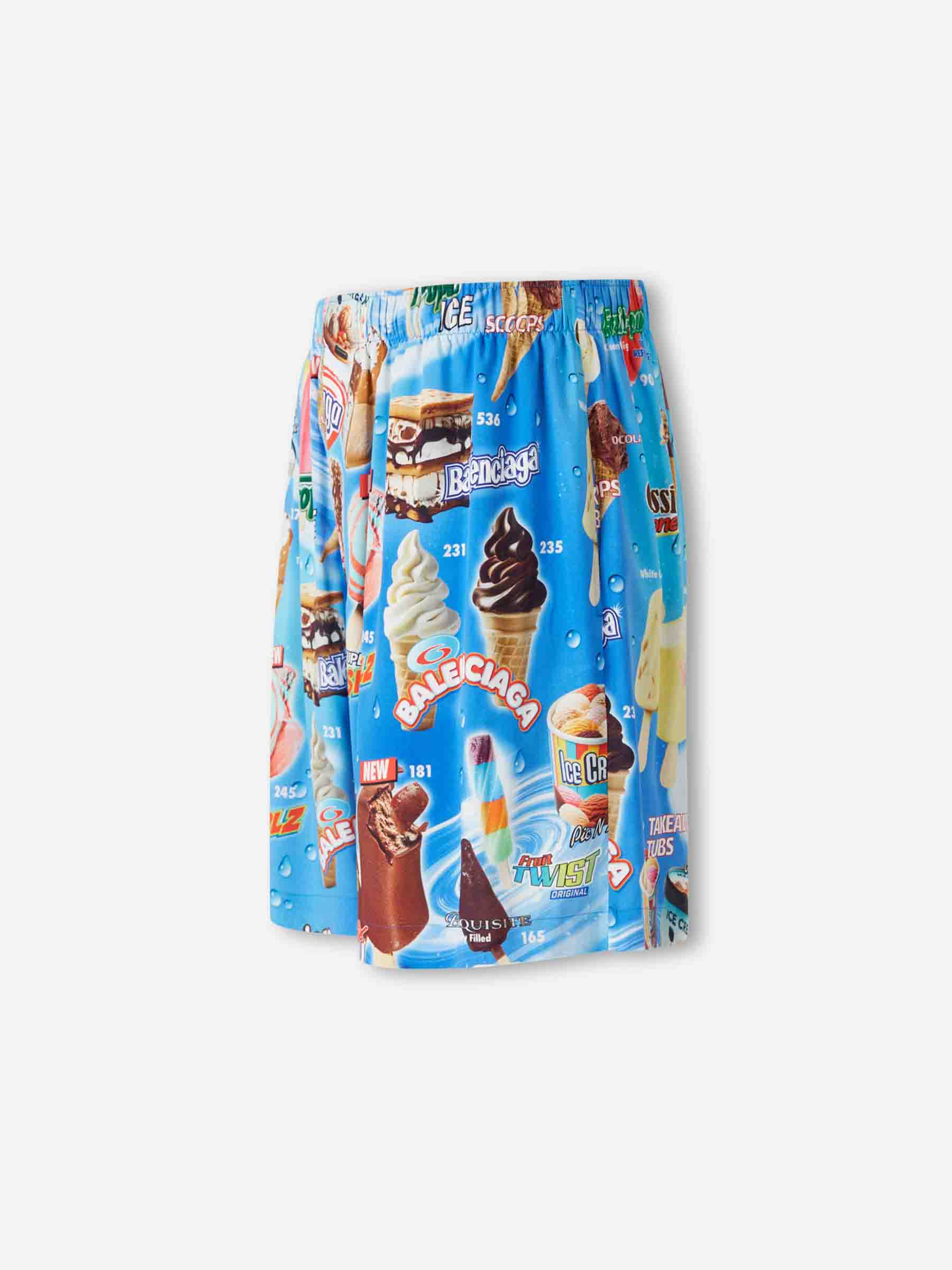 Sweat Treat Bermuda Shorts Balenciaga оригінал – Купити в Україні – вид ззаду