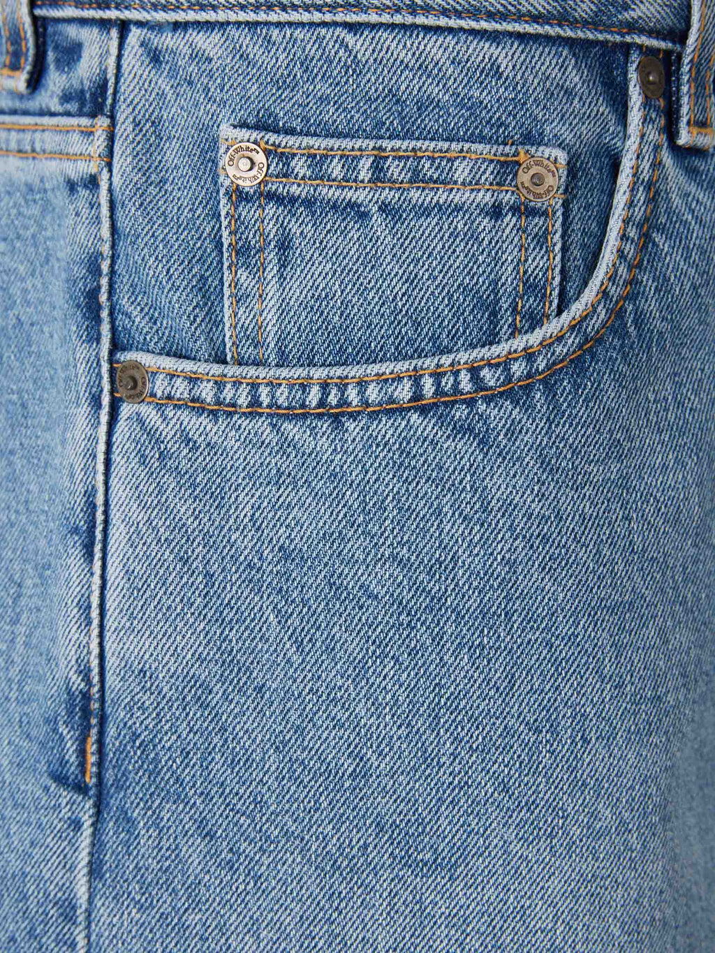 Denim Bermuda Shorts Off-white оригінал – Купити в Україні – збільшений вид