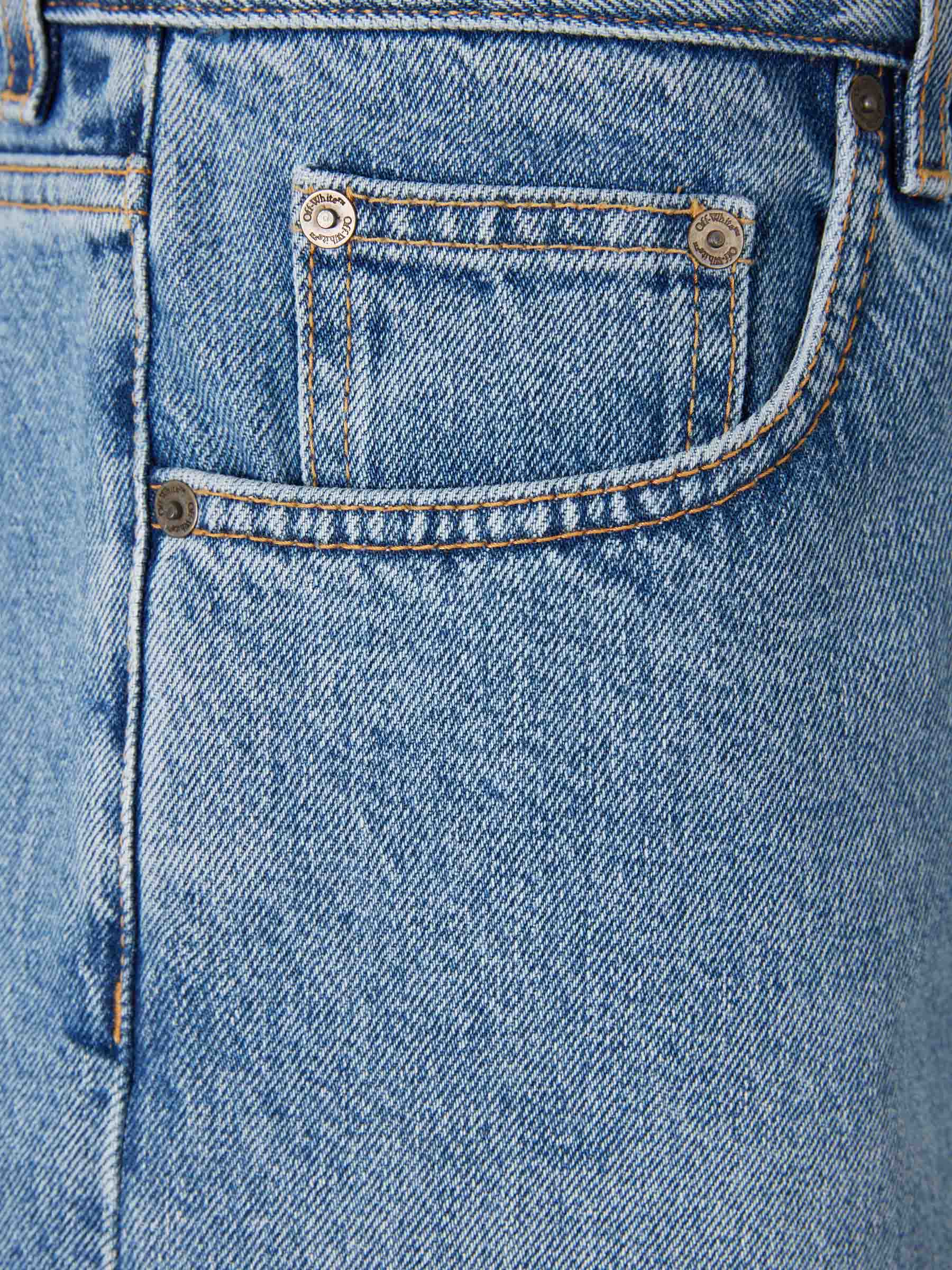 Denim Bermuda Shorts Off-white оригінал – Купити в Україні – збільшений вид
