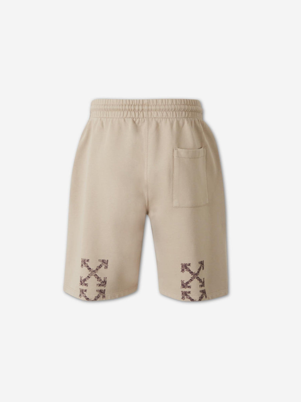 Cotton Sport Shorts Off-white оригінал – Купити в Україні – вид ззаду