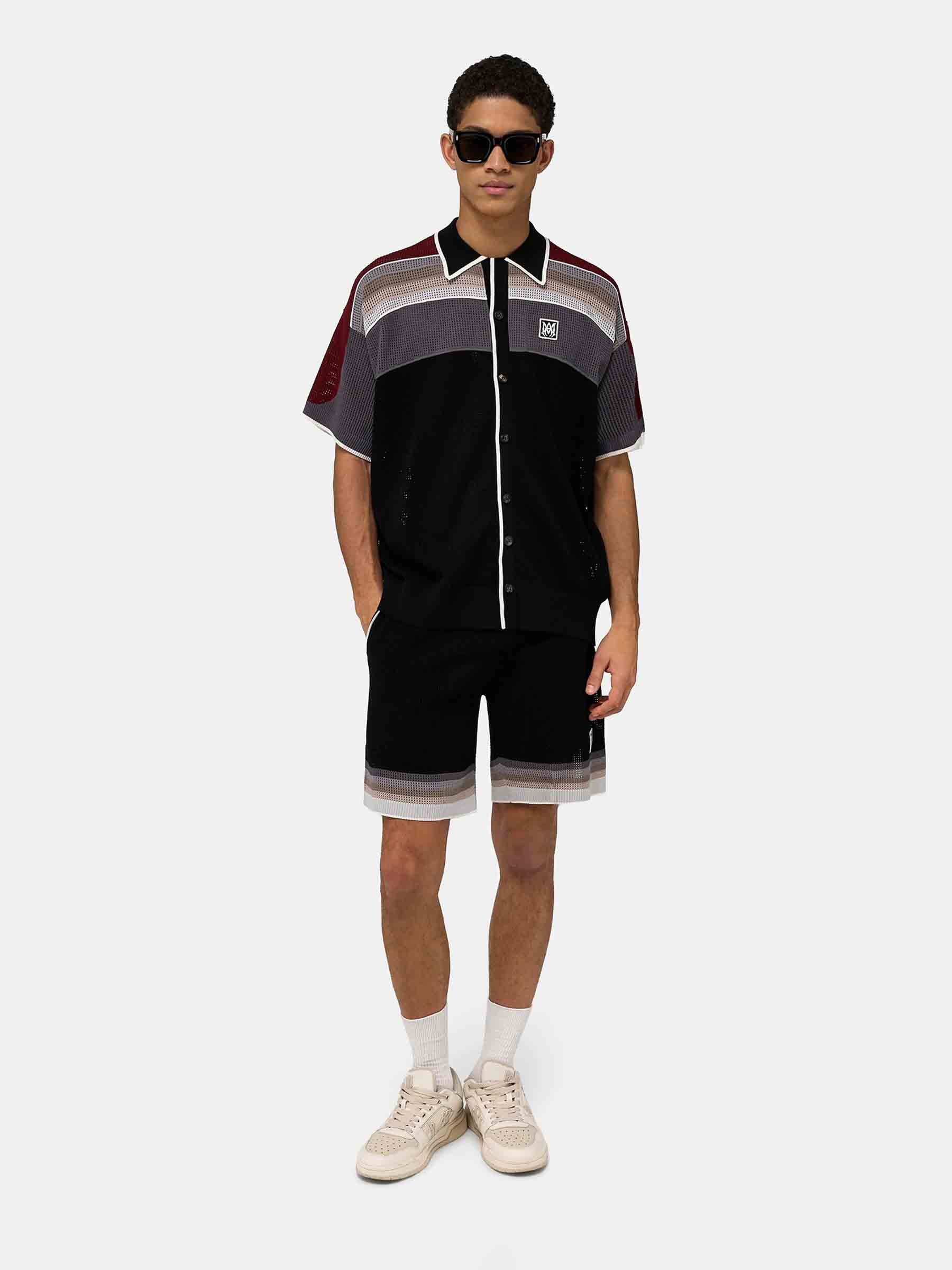 Striped Knit Bermuda Shorts Amiri оригінал – Купити в Україні – вид ззаду