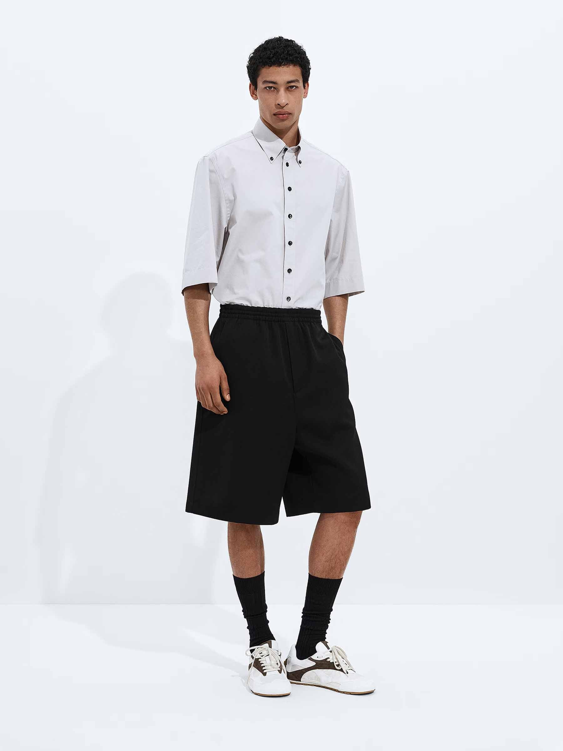 Оригінальна Straight Bermuda Shorts Bottega veneta – вид ззаду