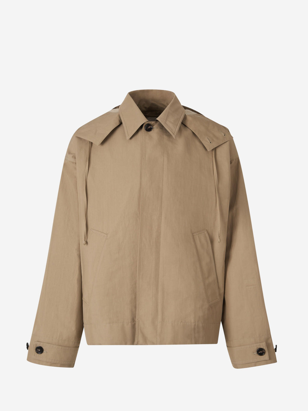 Short Oversize Trench Coat Bottega veneta оригінал – Купити в Україні – боковий вид
