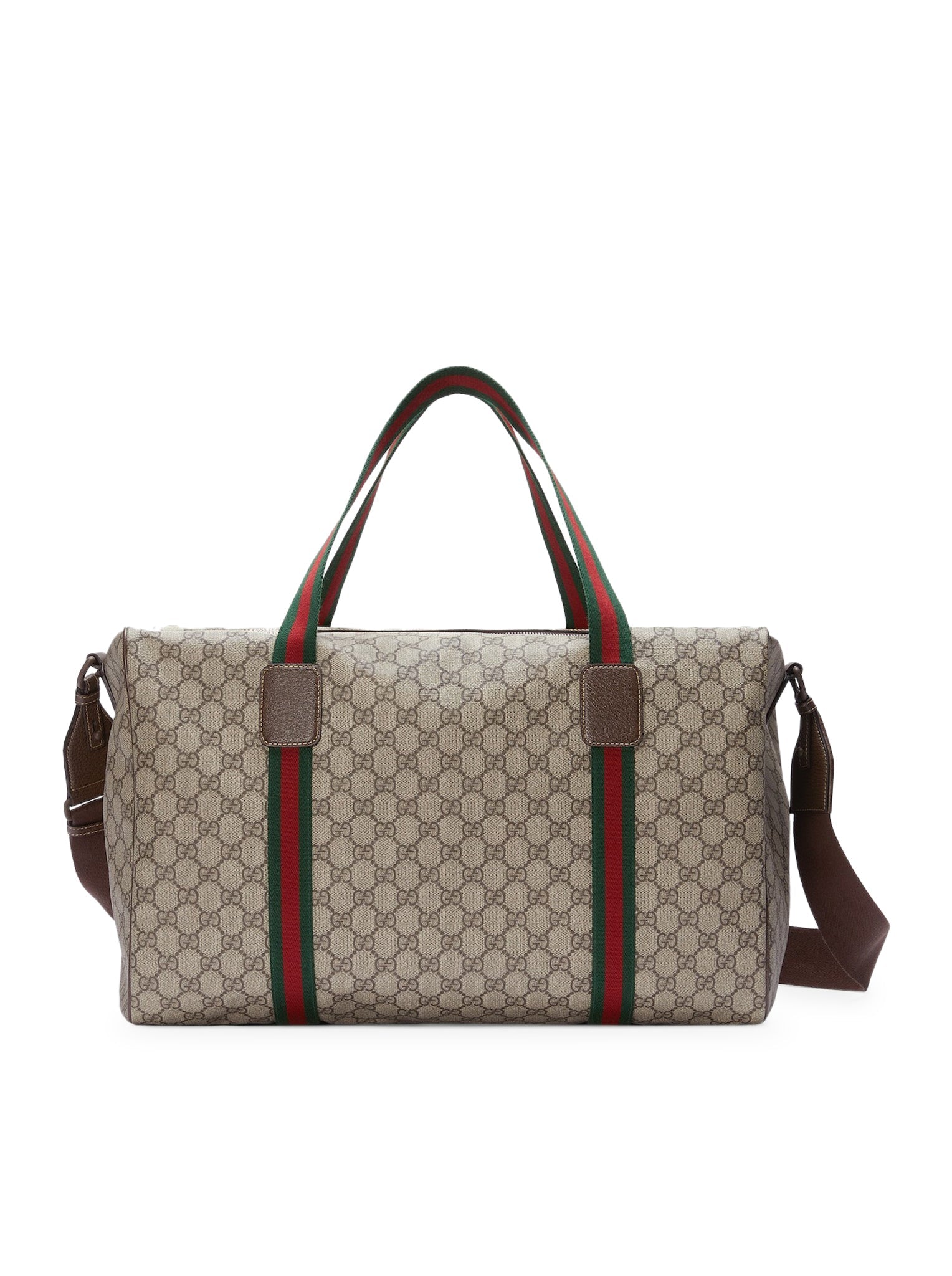 Оригінальна Medium Duffle Bag With Web Detail Gucci – боковий вид