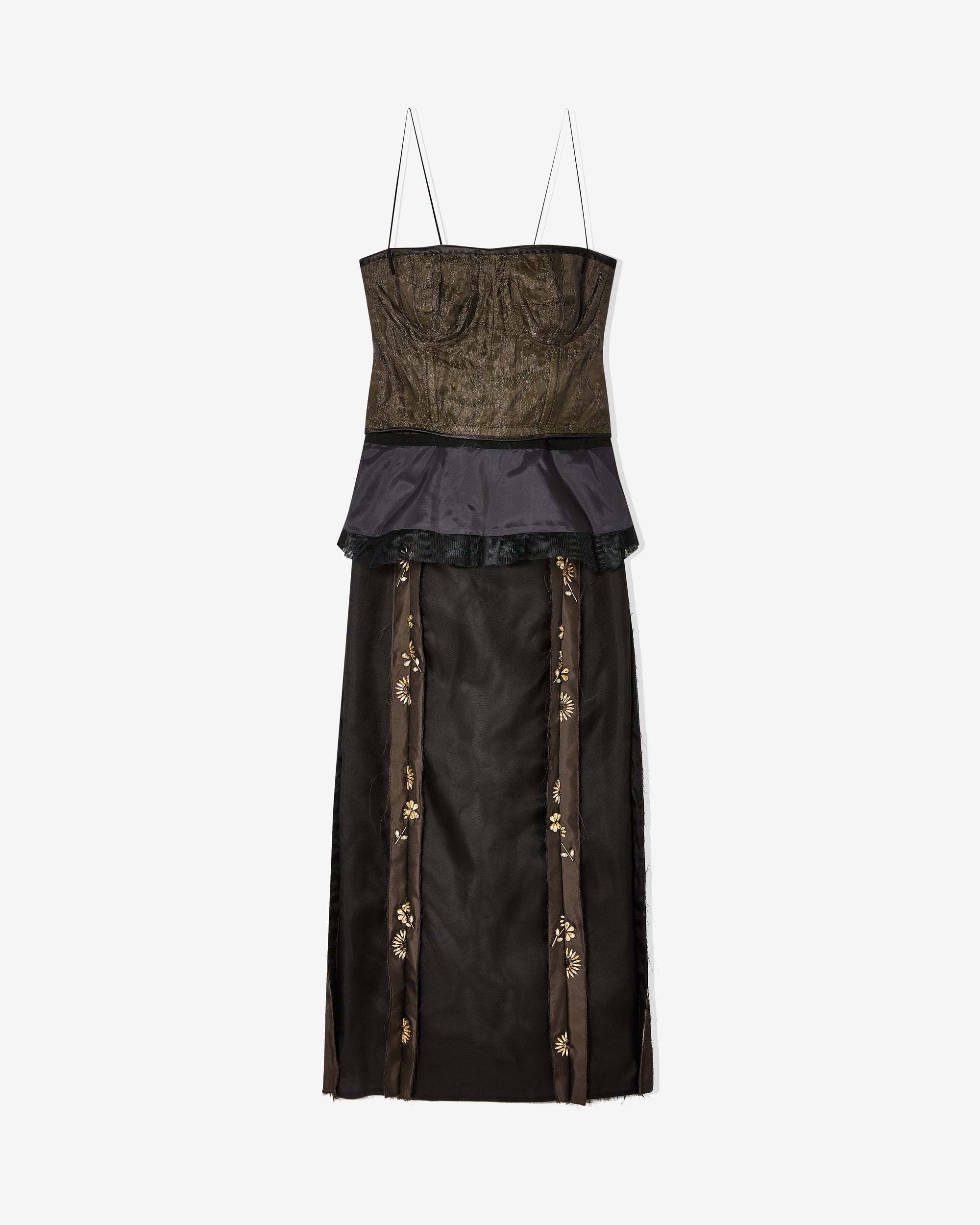 Womens Décortiqué Silk Dress Maison margiela – Гарантія оригінальності – боковий вид