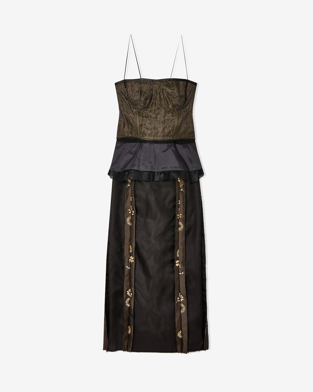 Womens Décortiqué Silk Dress Maison margiela – Гарантія оригінальності – боковий вид