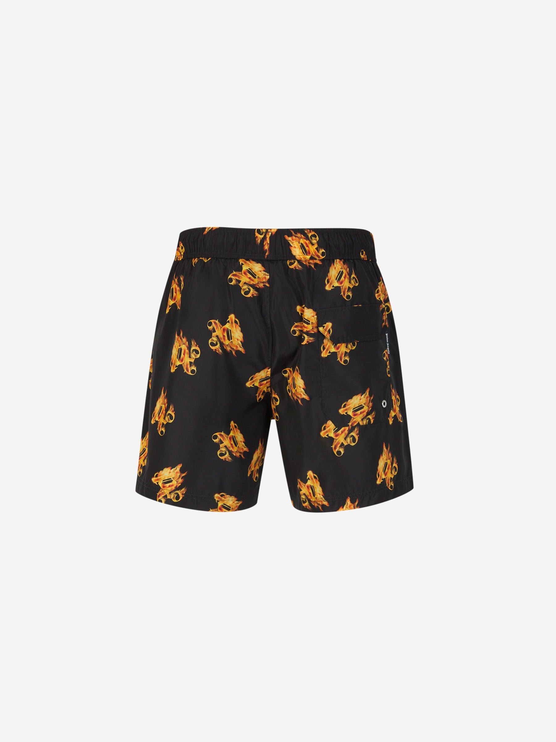 Burning Monogram Swimsuit Palm angels оригінал – Купити в Україні – вид ззаду