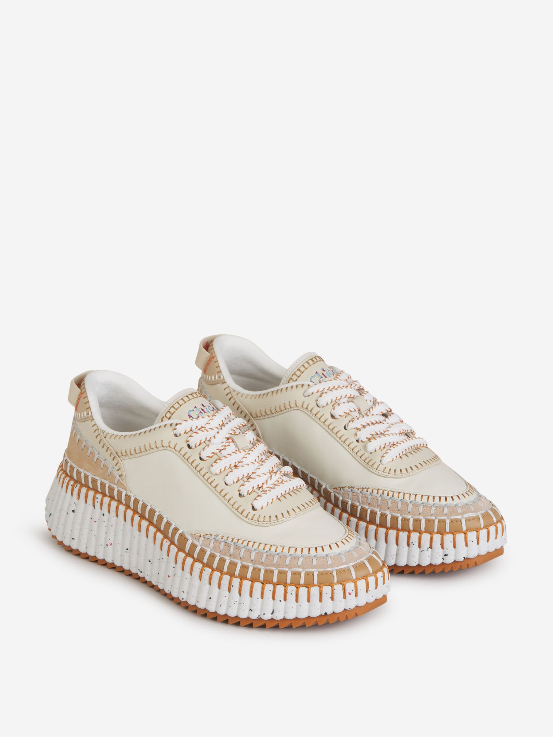 Leather Nama Sneakers Chloe оригінал – Купити в Україні – вид ззаду