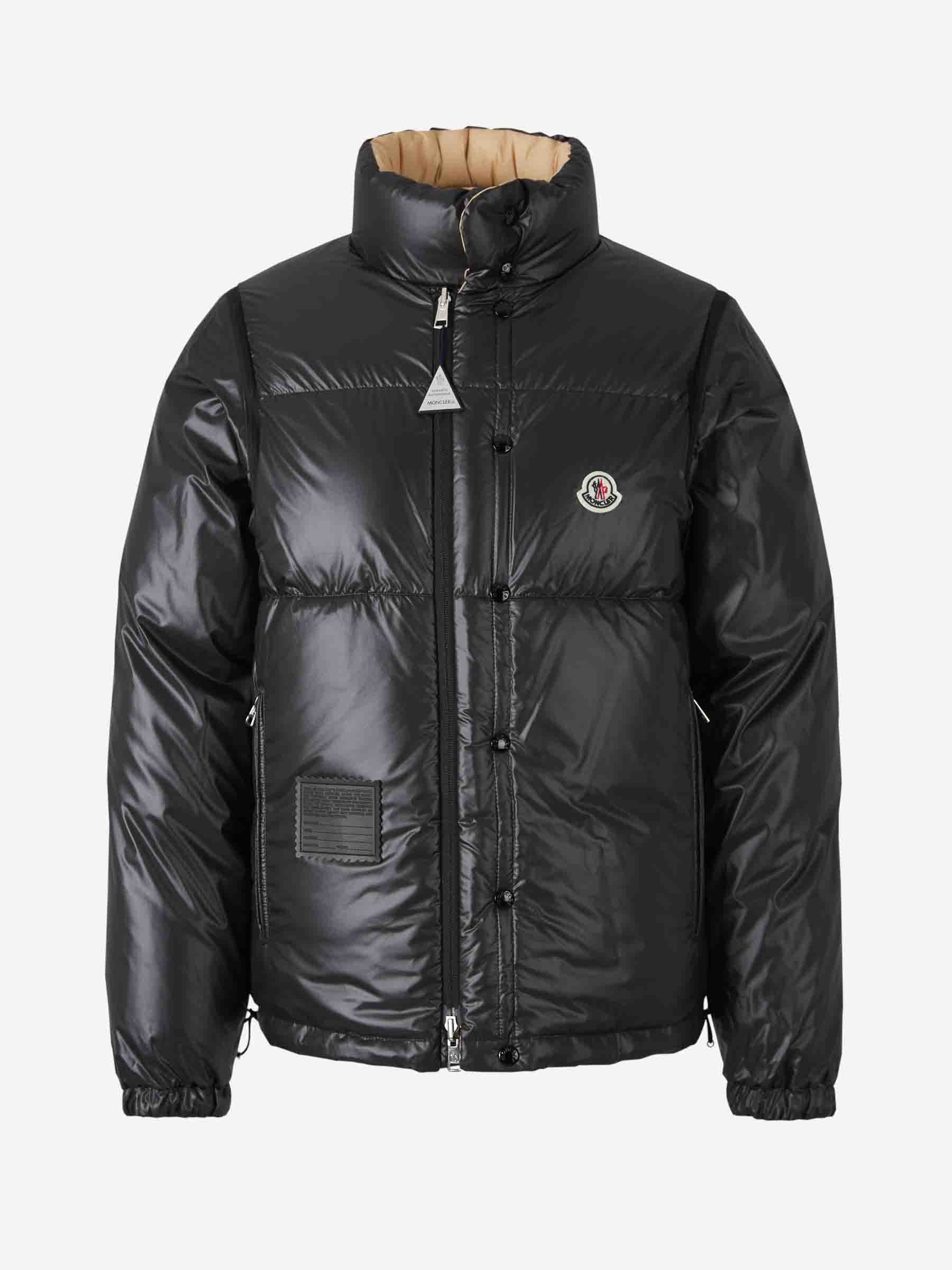 Оригінальна Logo Quilted Jacket Moncler – вид ззаду