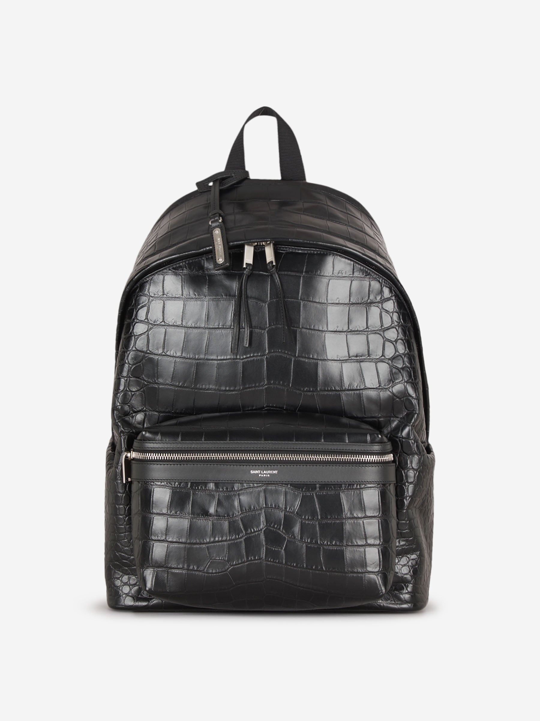 City Leather Backpack Saint laurent – Гарантія оригінальності – боковий вид