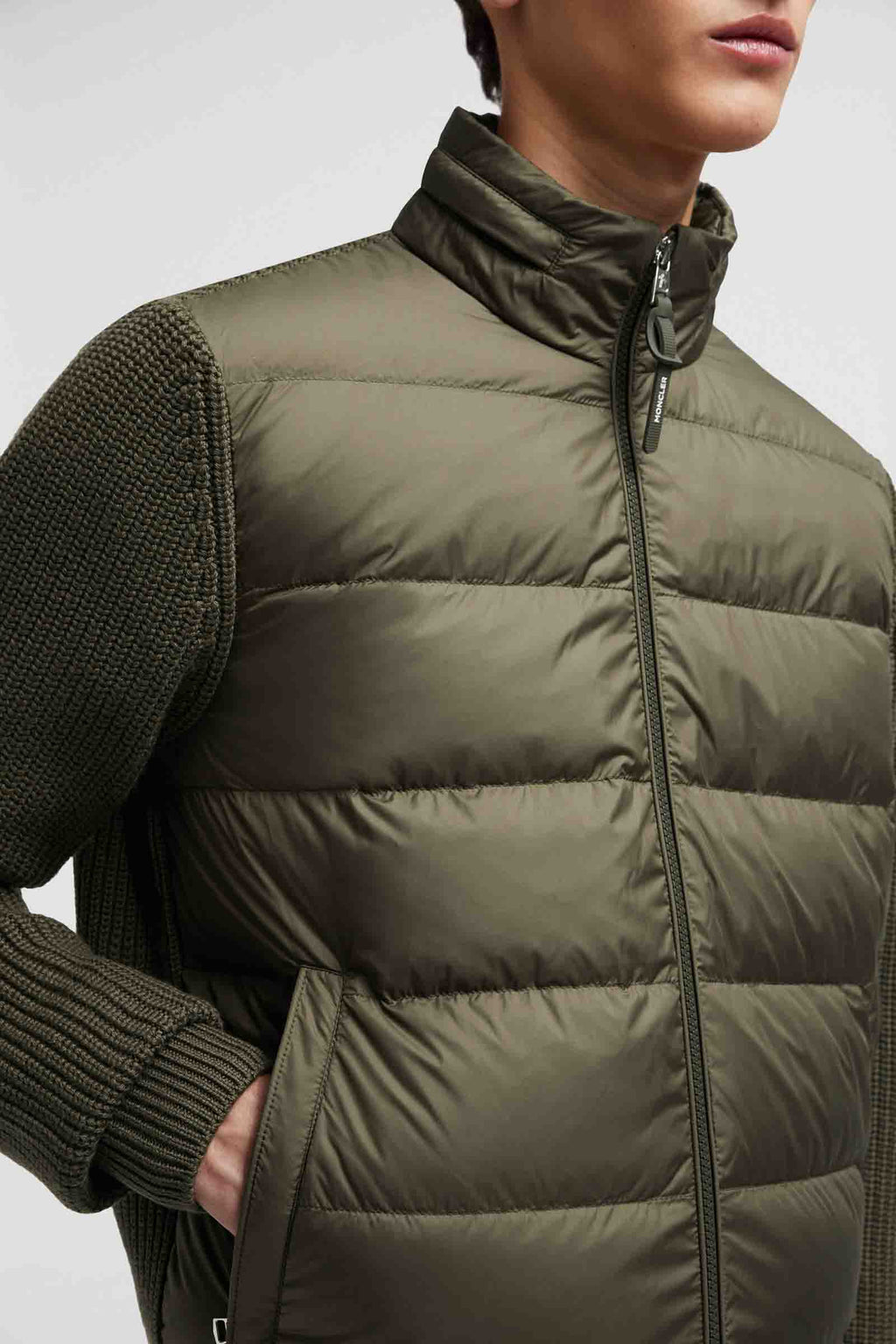 Wool Quilted Cardigan Moncler оригінал – Купити в Україні – детальний вид