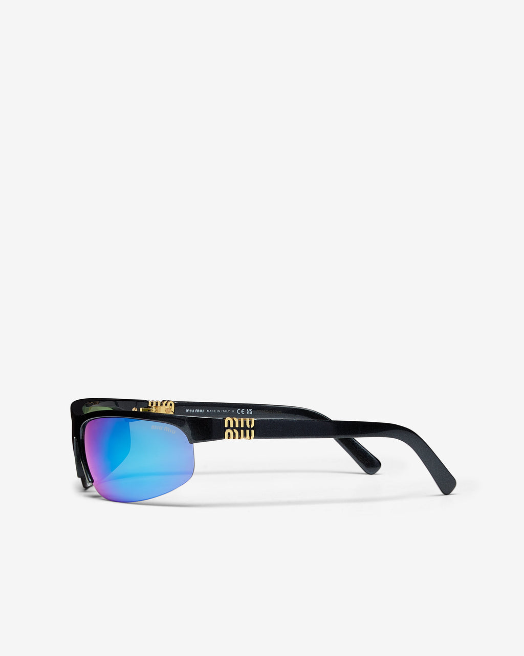 Womens Gradient Sunglasses Miu miu – Гарантія оригінальності – вид ззаду