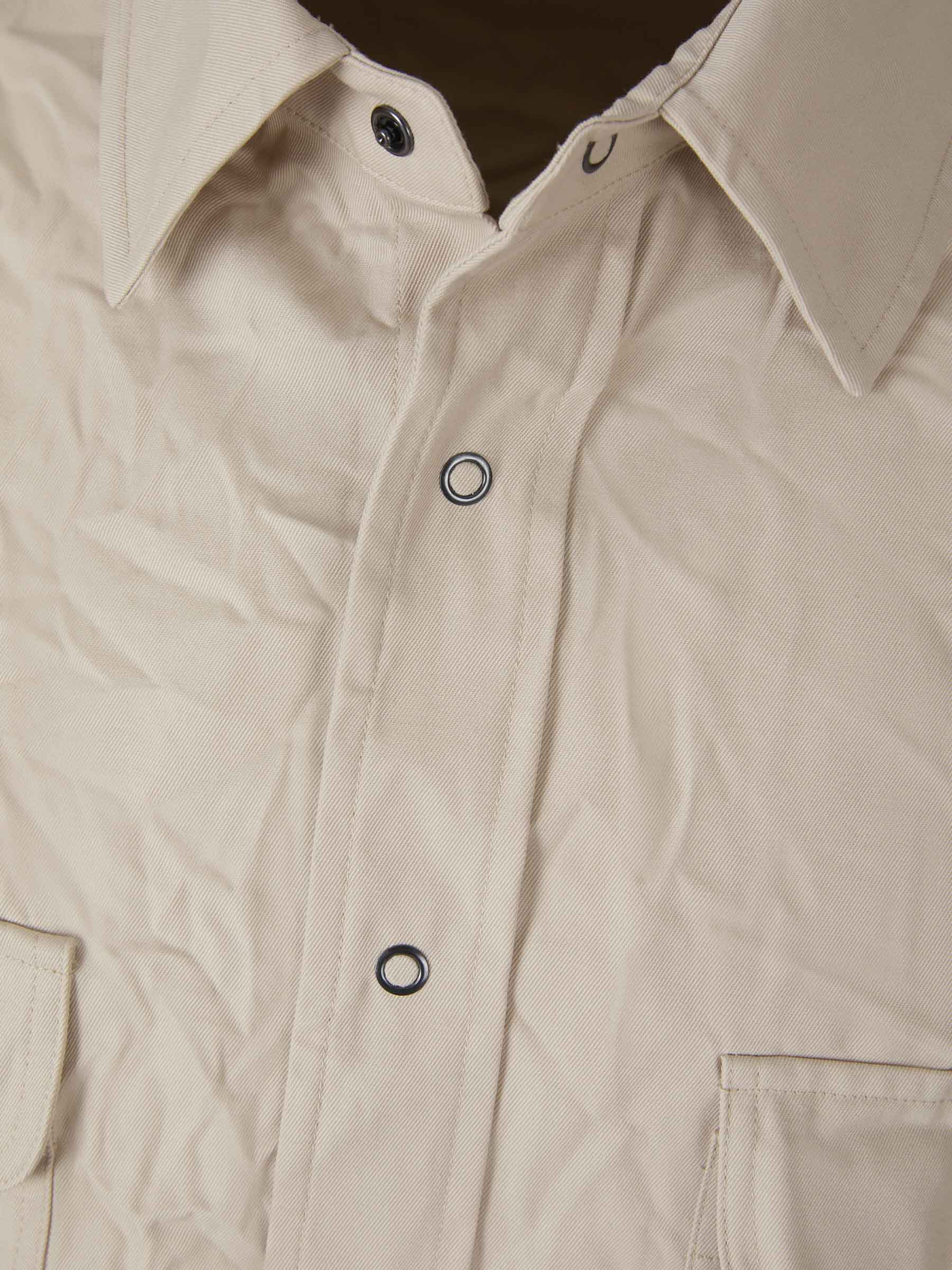 Оригінальна Crinkled Logo Overshirt Palm angels – детальний вид