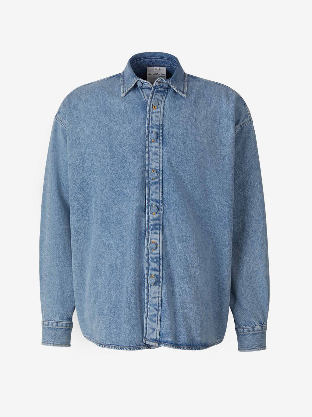 Оригінальна Camisa Denim Abotonada Acne studios – боковий вид