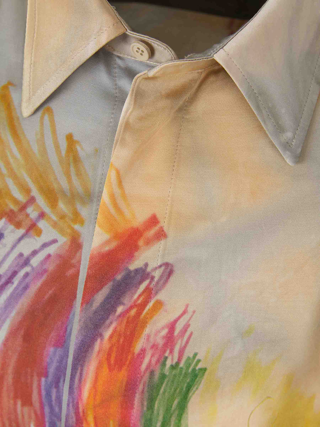 Camisa Raso Estampada Off-white – Гарантія оригінальності – детальний вид