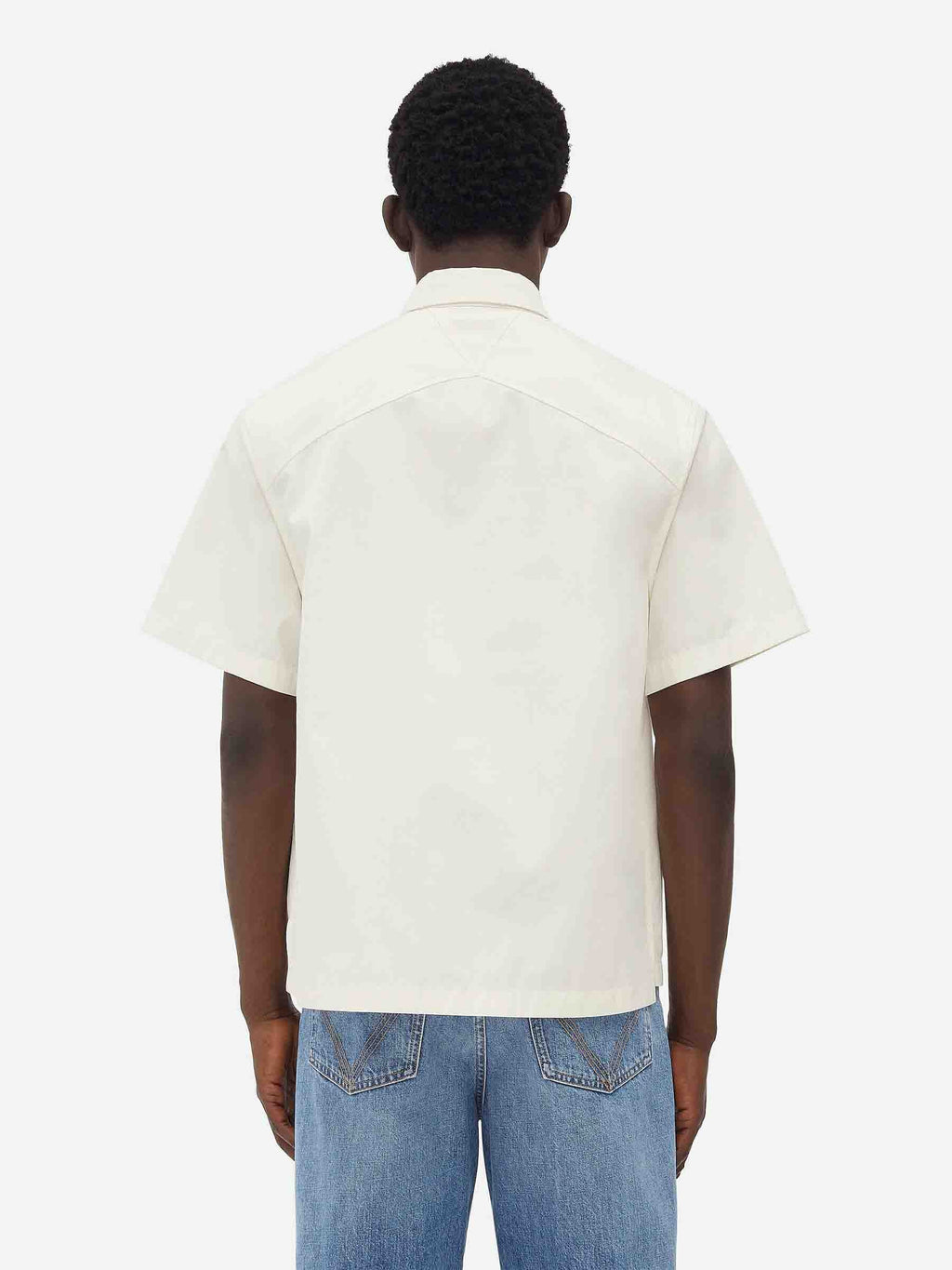 Cotton Twill Shirt Bottega veneta – Гарантія оригінальності – вид ззаду