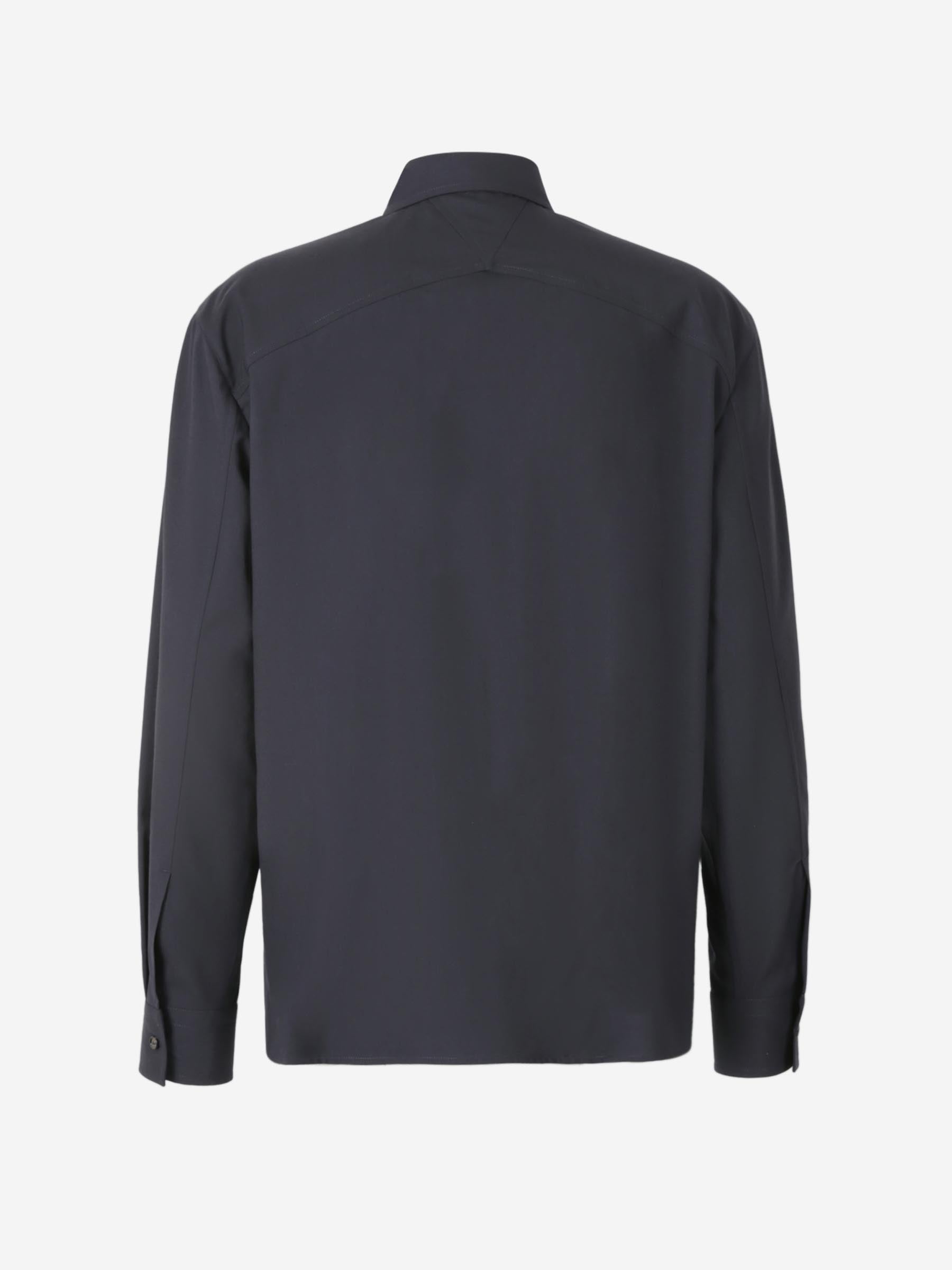 Оригінальна Plain Wool Shirt Bottega veneta – вид ззаду