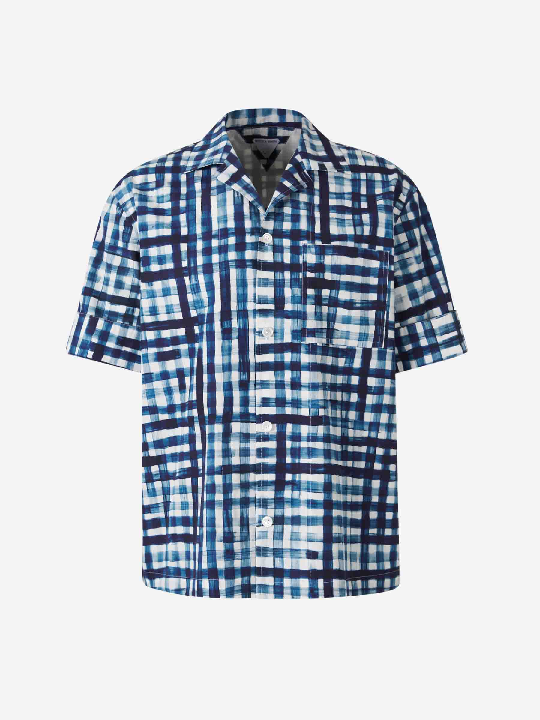 Cotton Check Shirt Bottega veneta оригінал – Купити в Україні – боковий вид
