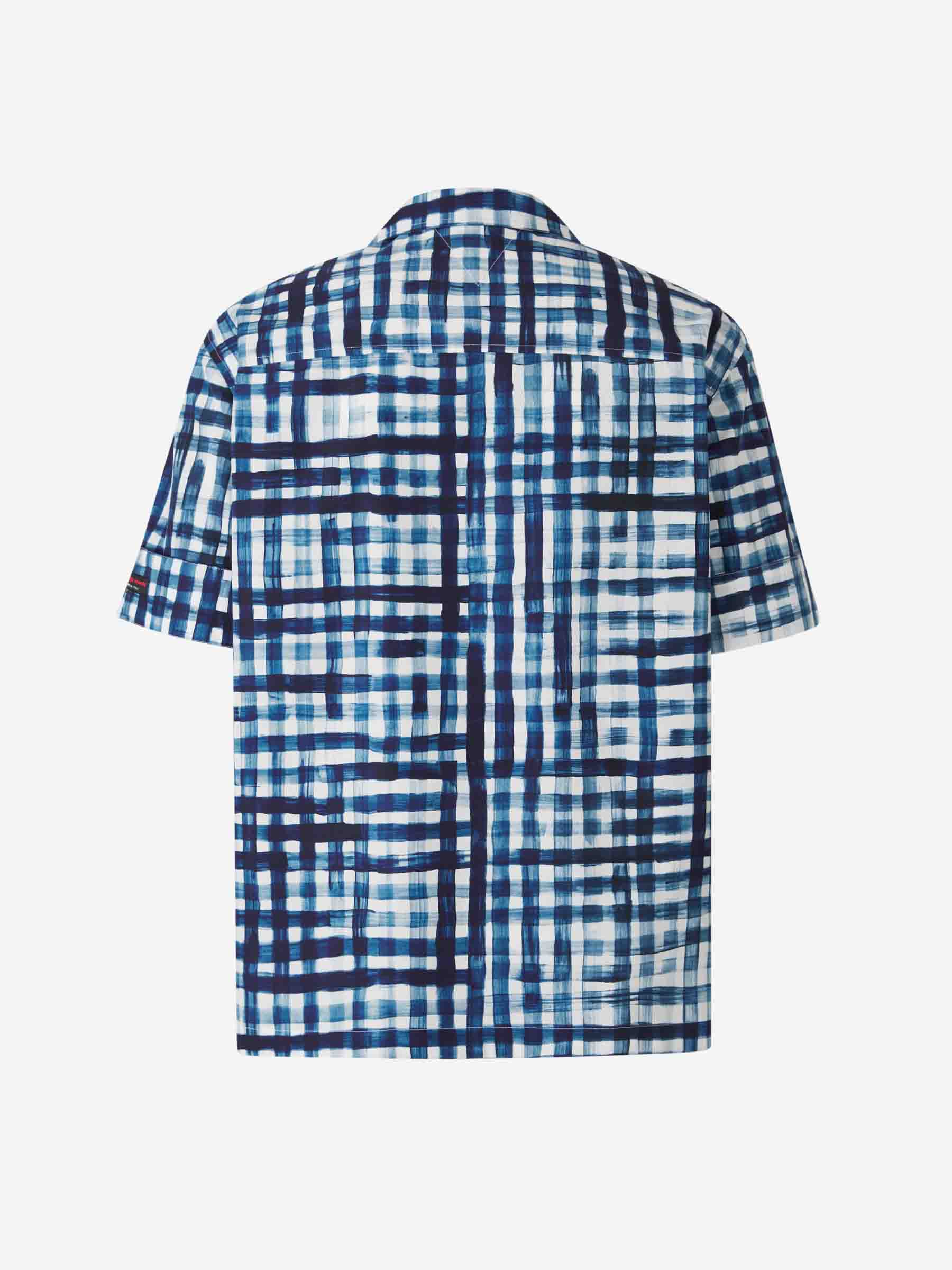 Cotton Check Shirt Bottega veneta оригінал – Купити в Україні – вид ззаду