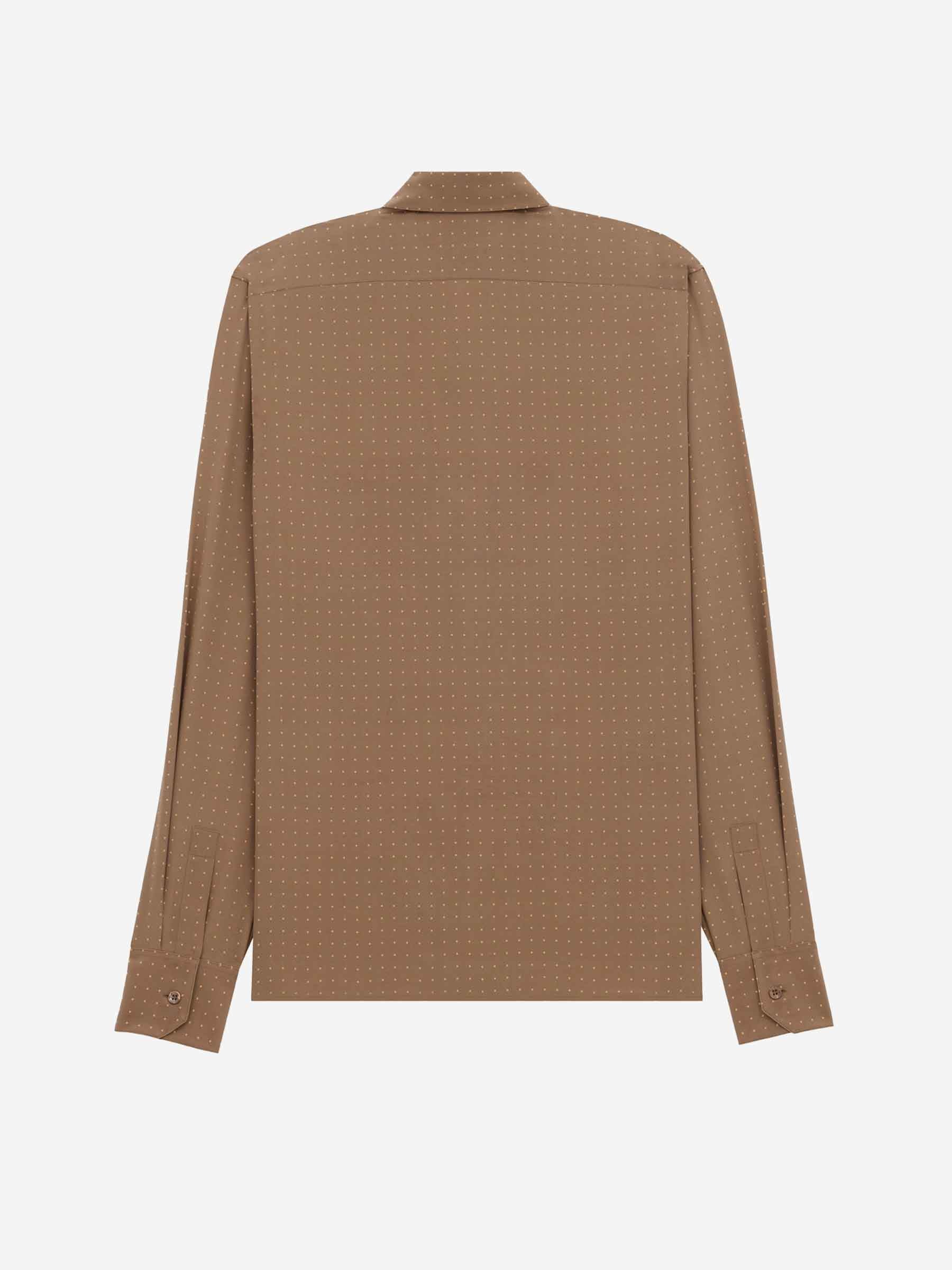 Polka Dot Silk Shirt Saint laurent – Гарантія оригінальності – детальний вид
